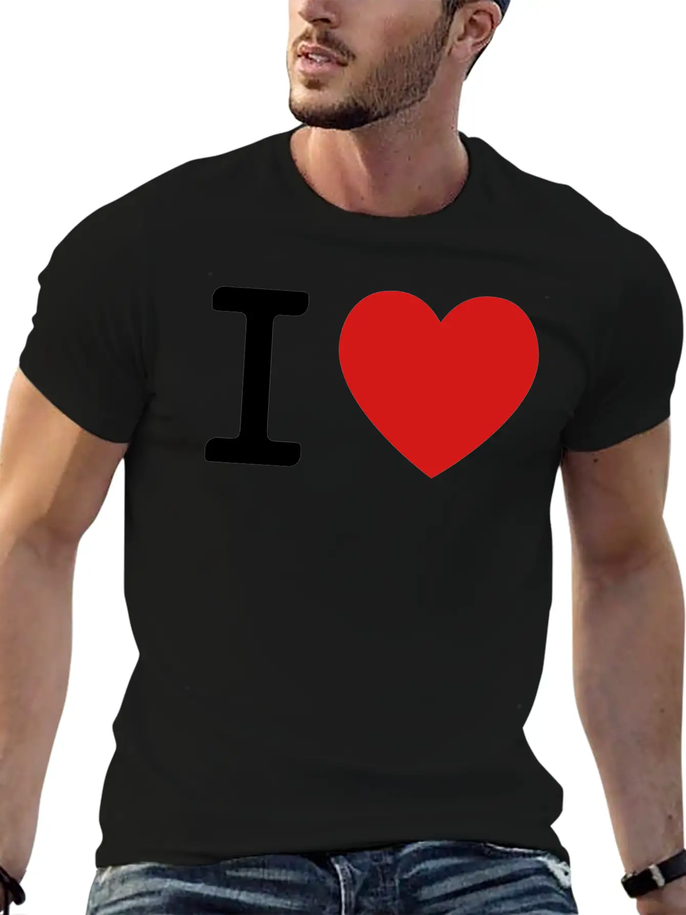 I LOVE Essential Cotton Tee For Daily Outfits – Unisex Style