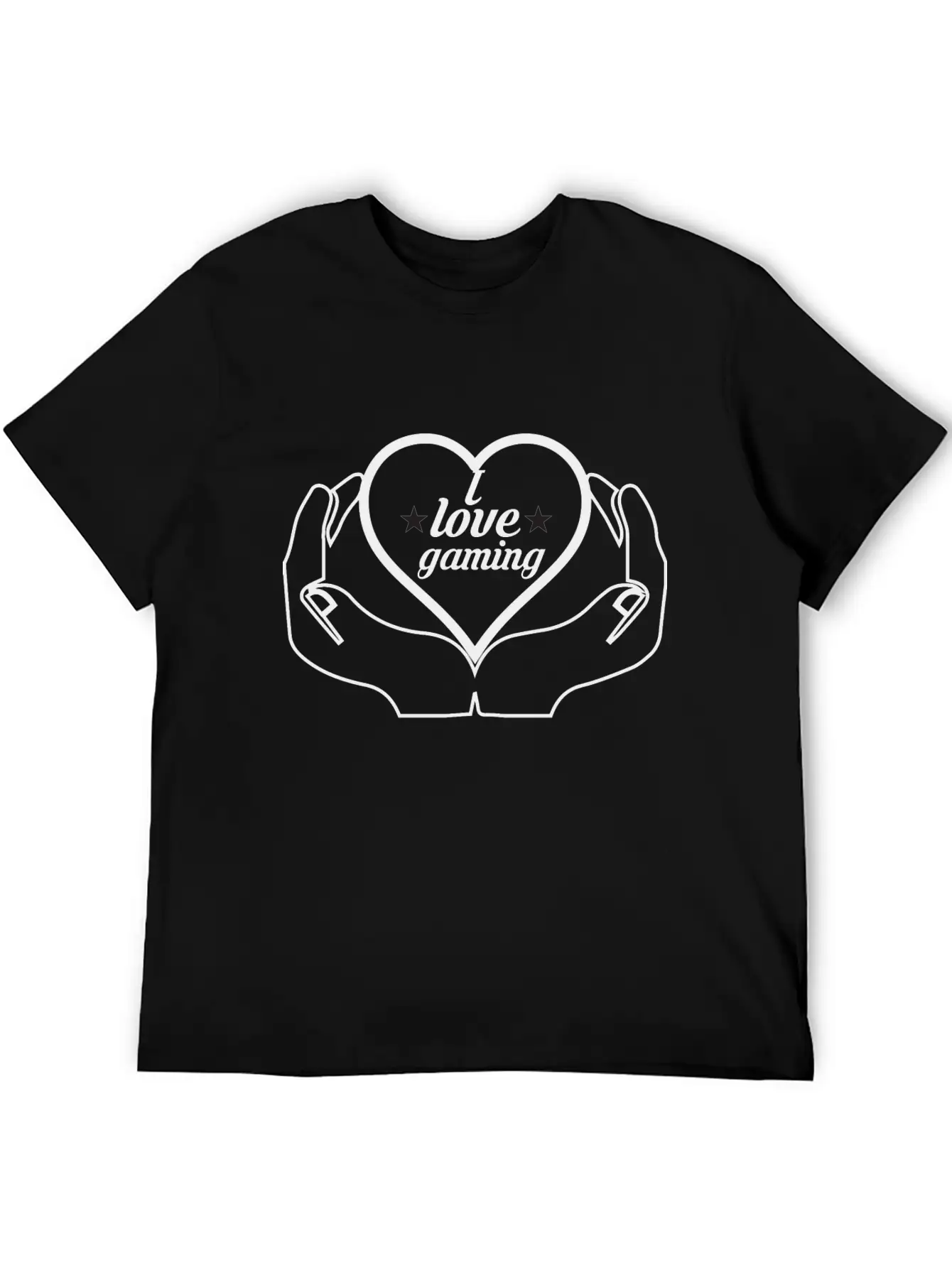 I Love Games Gaming Nerd Casual Graphic T-Shirt – Simple And Comfortable Daily Wear