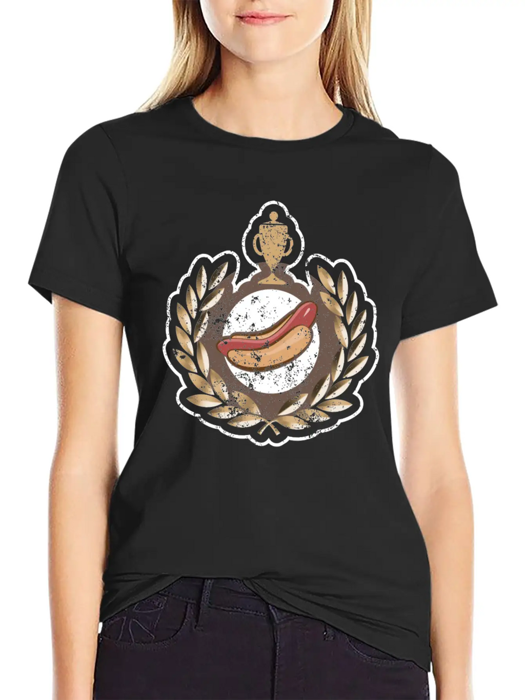 I Love Hot Dog Competitive Eating Hot Dog Eating Unisex Casual T-Shirt – Clean Design For Daily Comfort