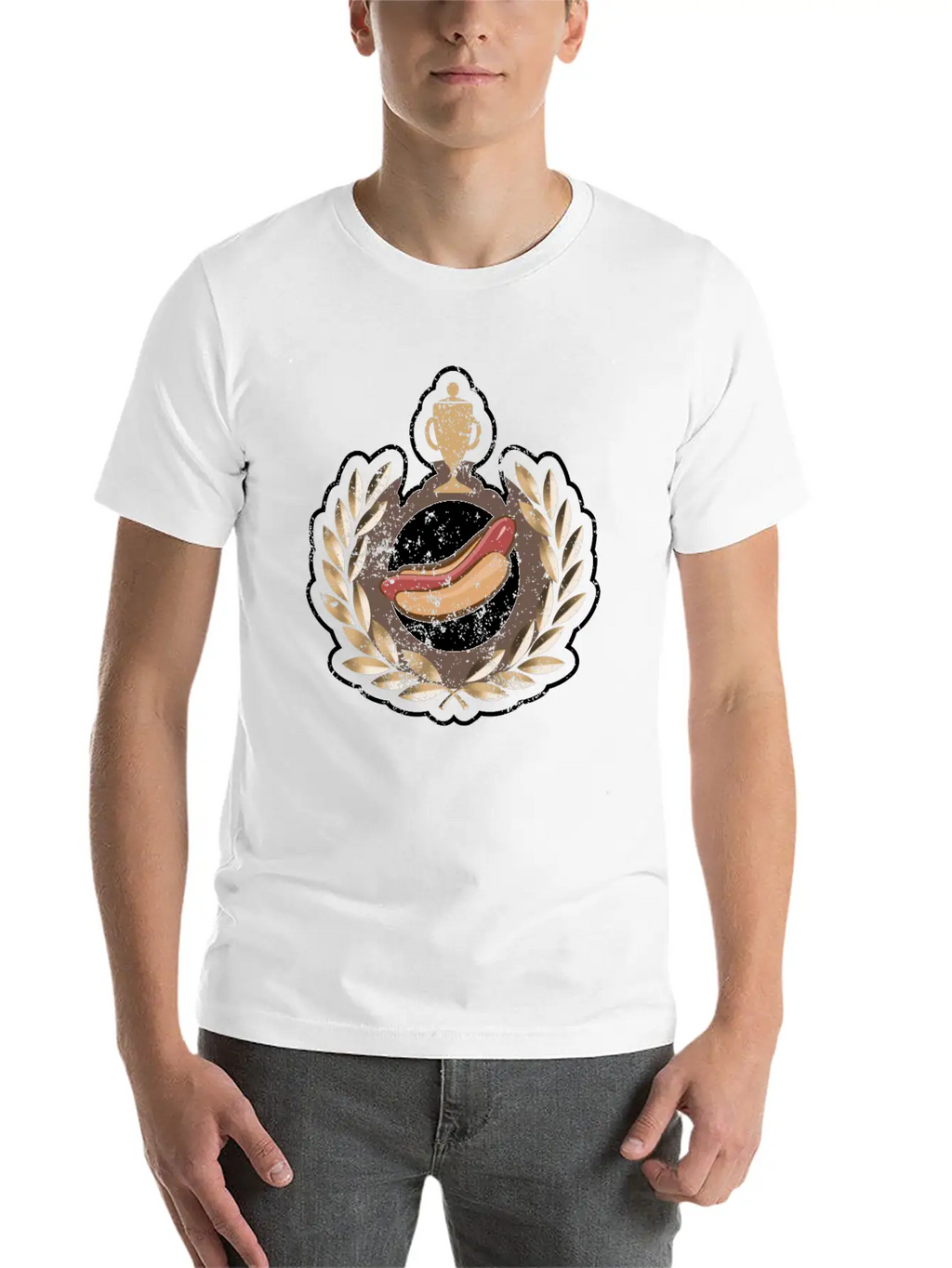 I Love Hot Dog Competitive Eating Hot Dog Eating Unisex Casual T-Shirt – Clean Design For Daily Comfort