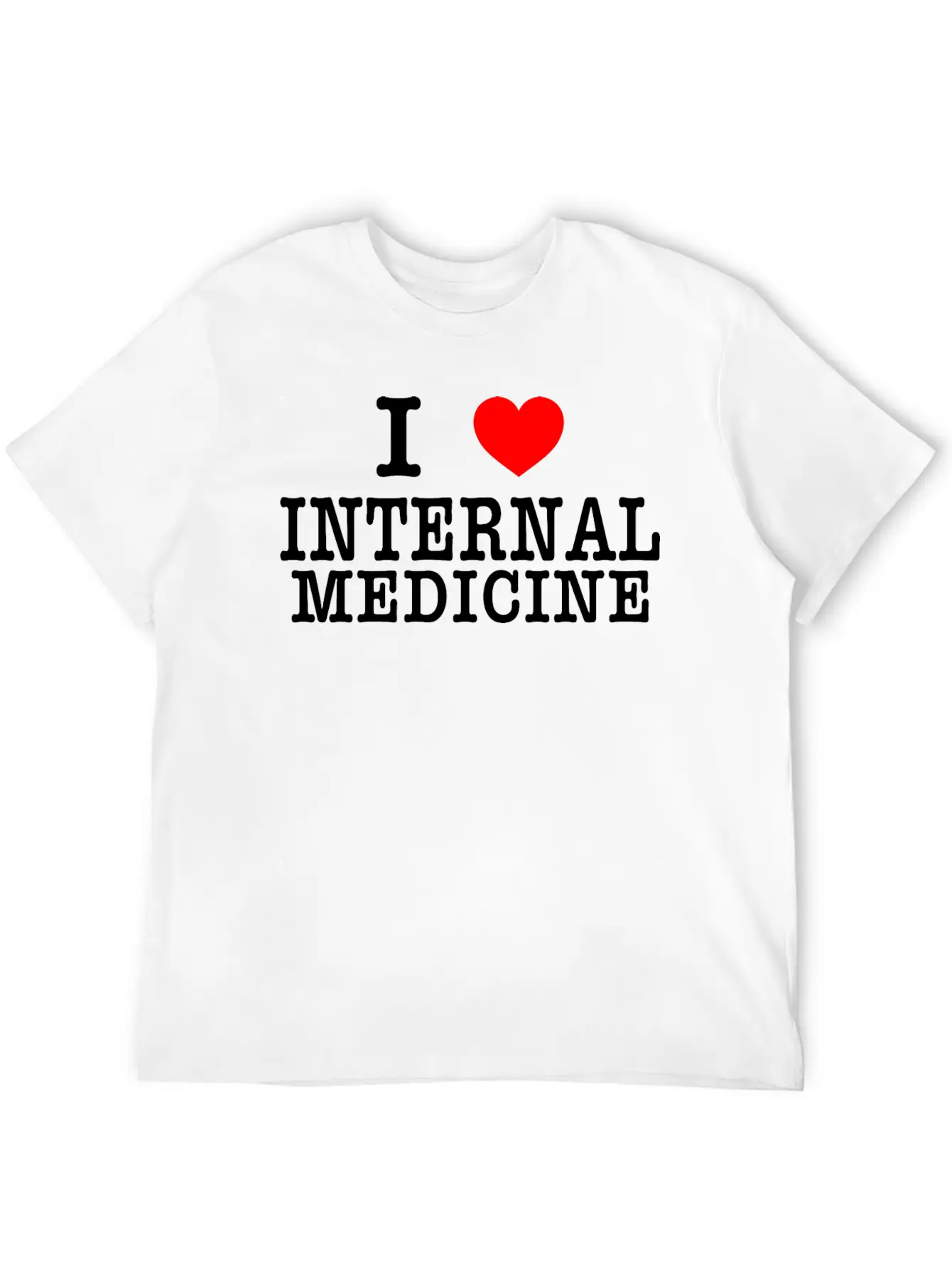 I Love Internal Medicine Stylish Everyday T-Shirt – Unisex Basic Cotton Tee