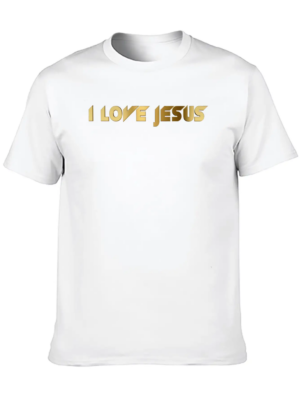 I Love Jesus Unisex Casual T-Shirt – Clean Design For Daily Comfort