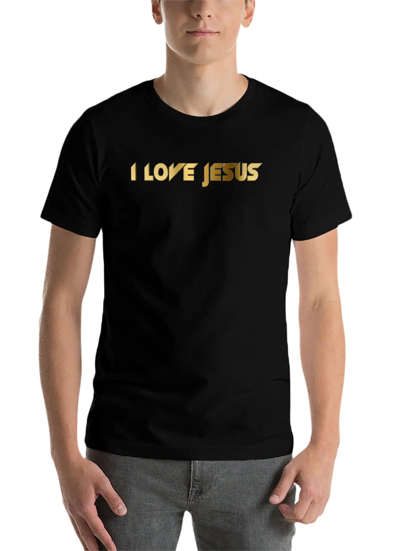 I Love Jesus Unisex Casual T-Shirt – Clean Design For Daily Comfort
