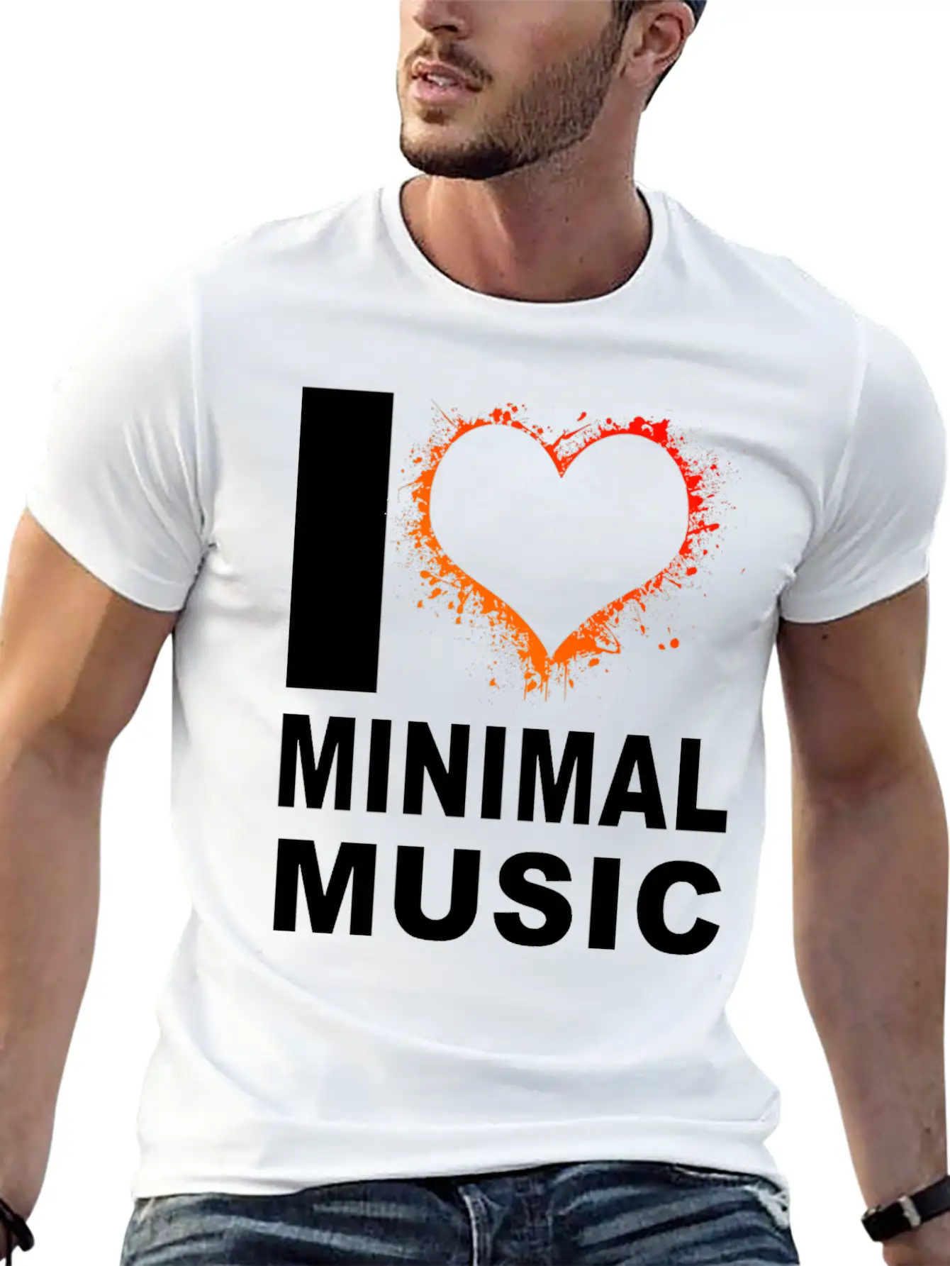 I LOVE MINIMAL 2 Breathable Soft Cotton T-Shirt – Timeless Casual Look