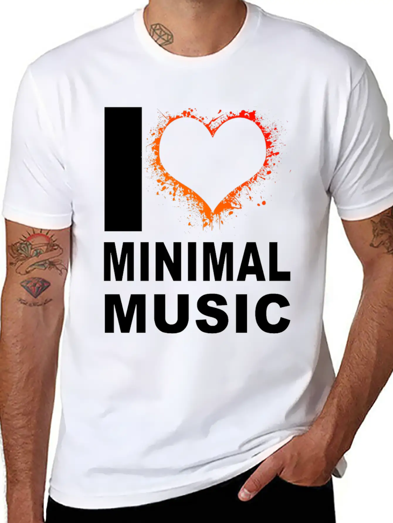 I LOVE MINIMAL 2 Breathable Soft Cotton T-Shirt – Timeless Casual Look