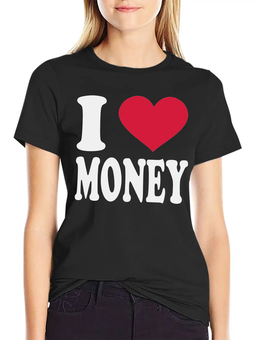 I Love Money Essential Cotton Tee For Daily Outfits – Unisex Style