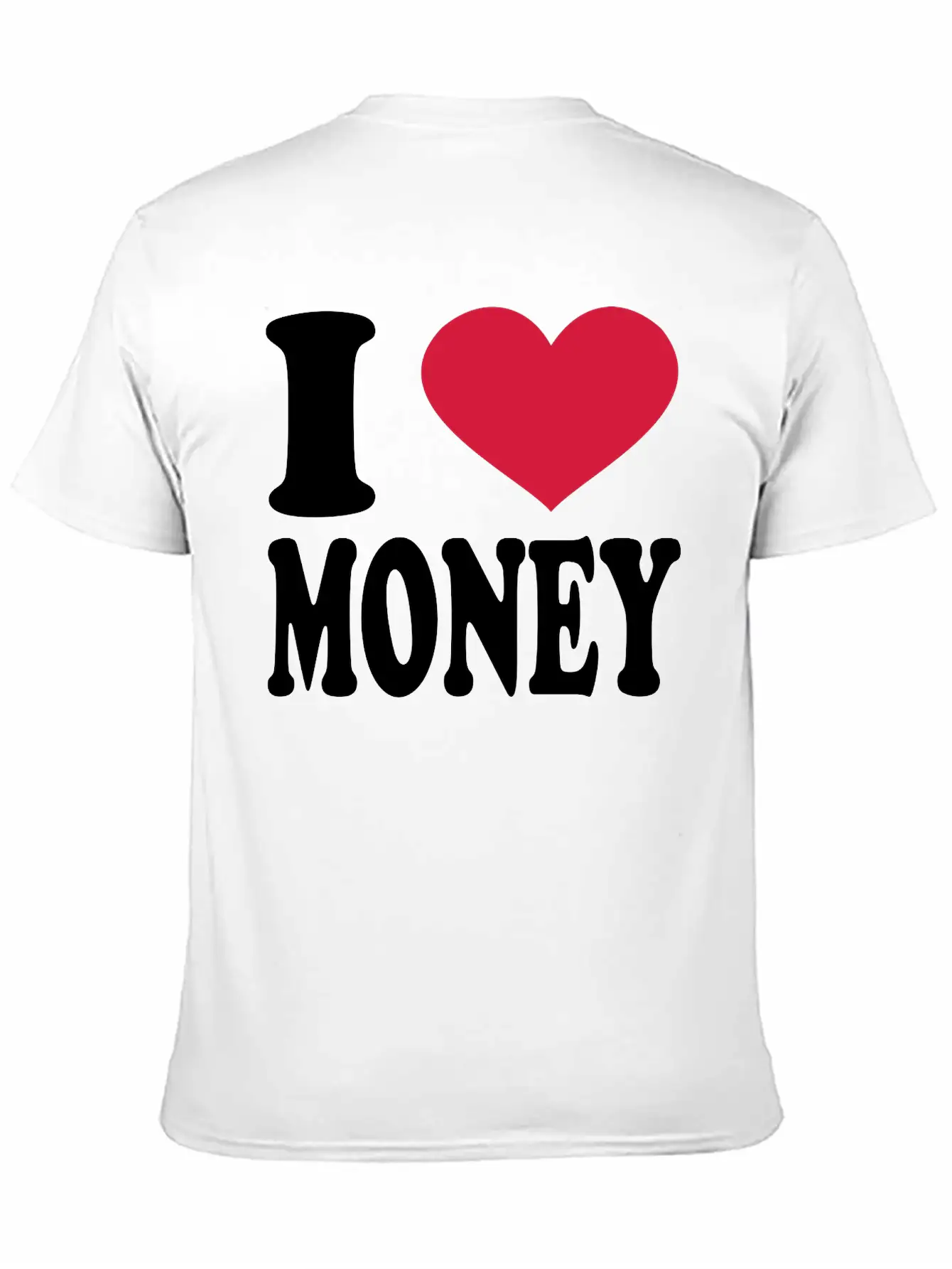 I Love Money Essential Cotton Tee For Daily Outfits – Unisex Style