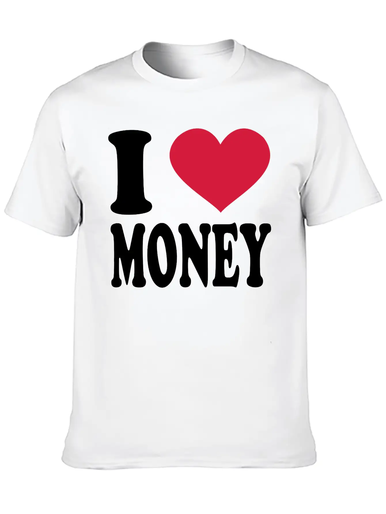 I Love Money Essential Cotton Tee For Daily Outfits – Unisex Style