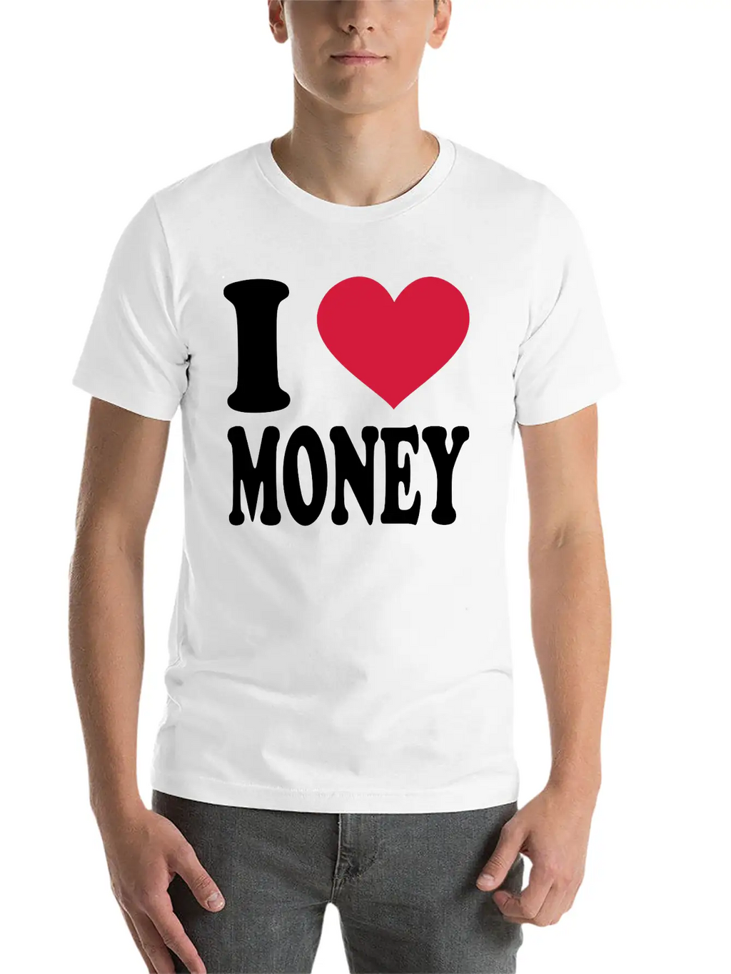 I Love Money Essential Cotton Tee For Daily Outfits – Unisex Style