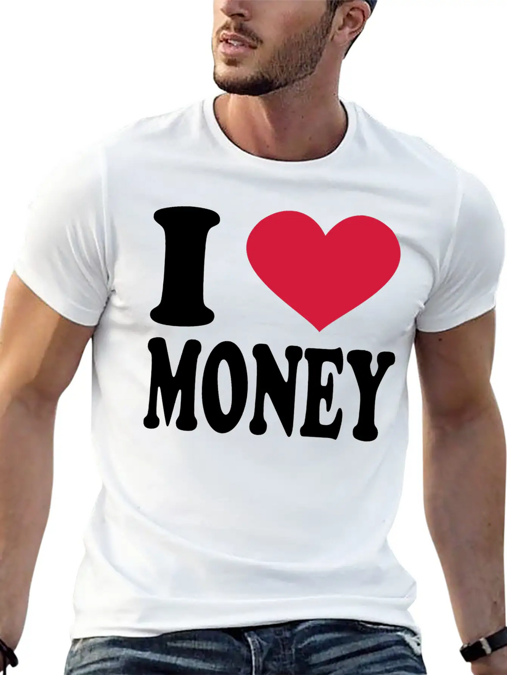 I Love Money Essential Cotton Tee For Daily Outfits – Unisex Style