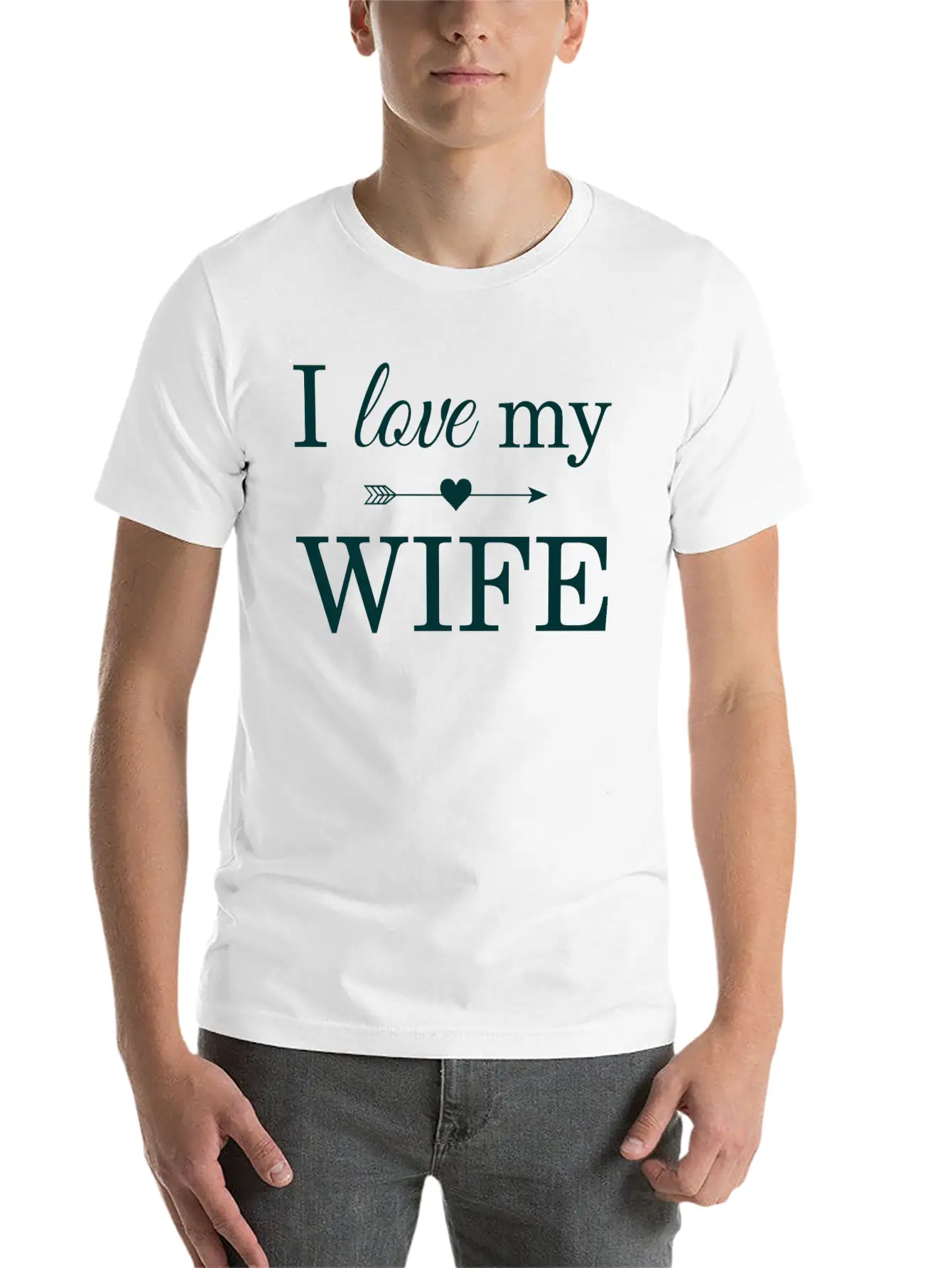I Love My Wife Unisex Casual T-Shirt – Clean Design For Daily Comfort