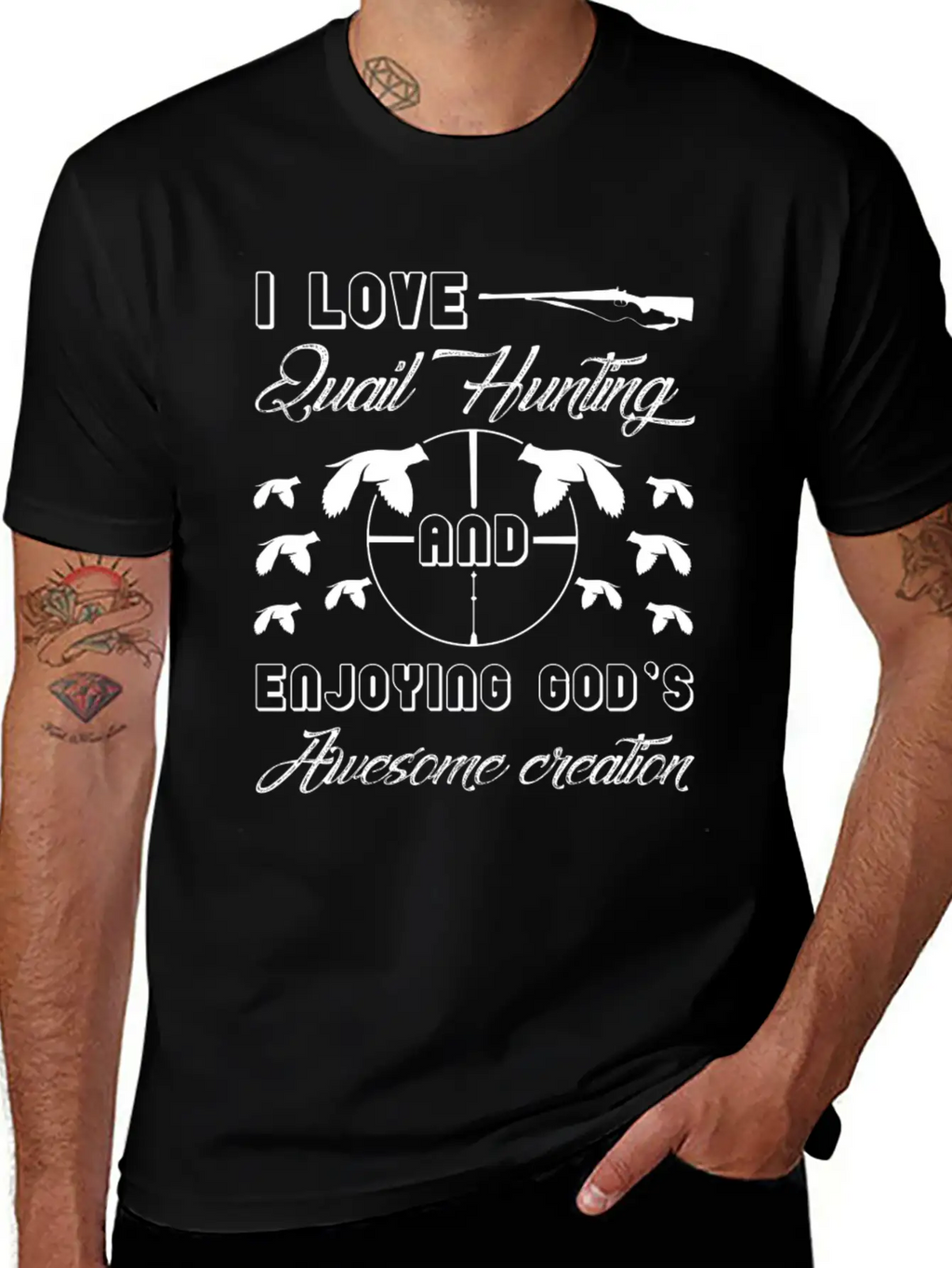 I Love Quail Hunting Shirt Unisex Casual T-Shirt – Clean Design For Daily Comfort