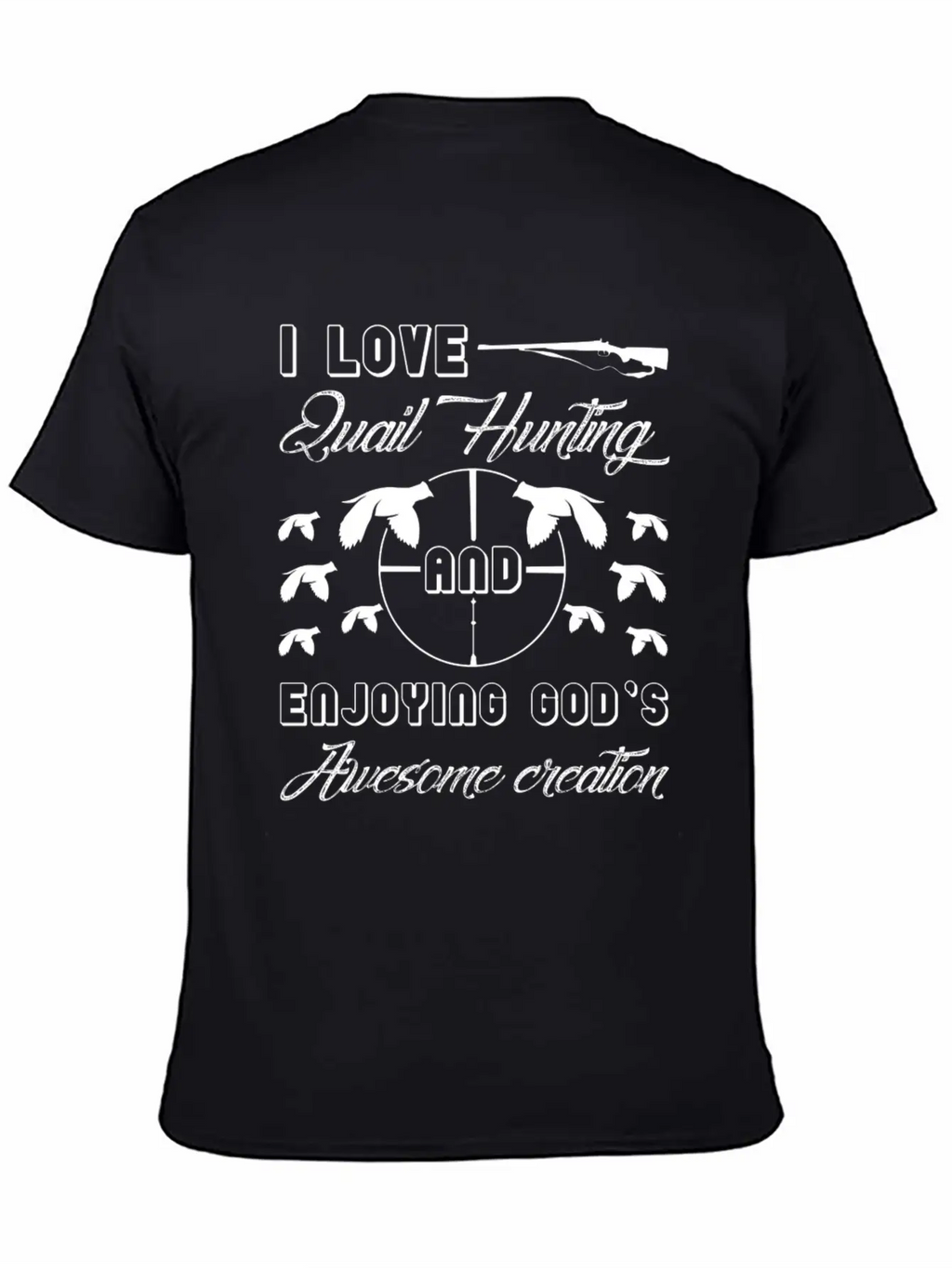 I Love Quail Hunting Shirt Unisex Casual T-Shirt – Clean Design For Daily Comfort