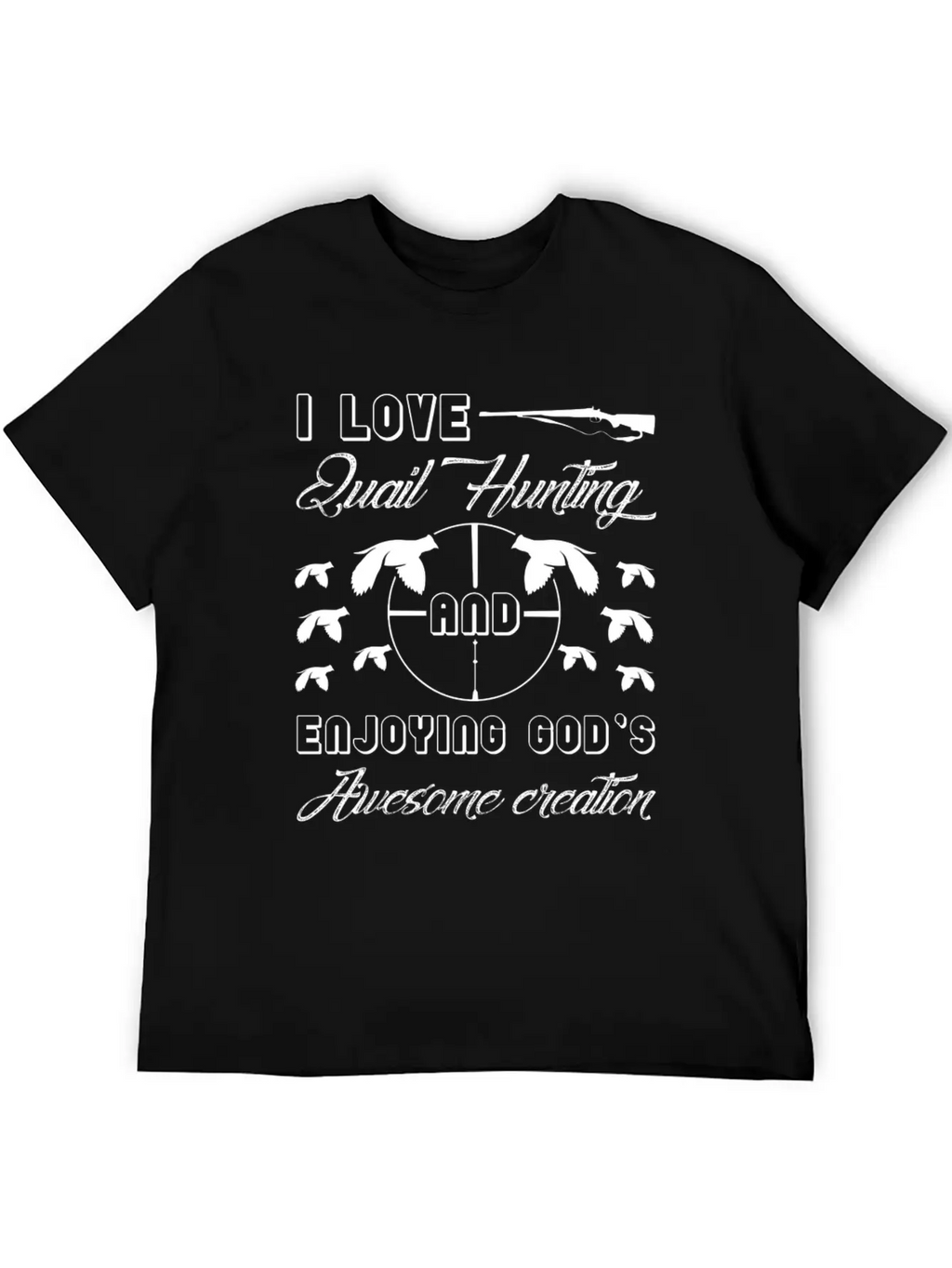 I Love Quail Hunting Shirt Unisex Casual T-Shirt – Clean Design For Daily Comfort