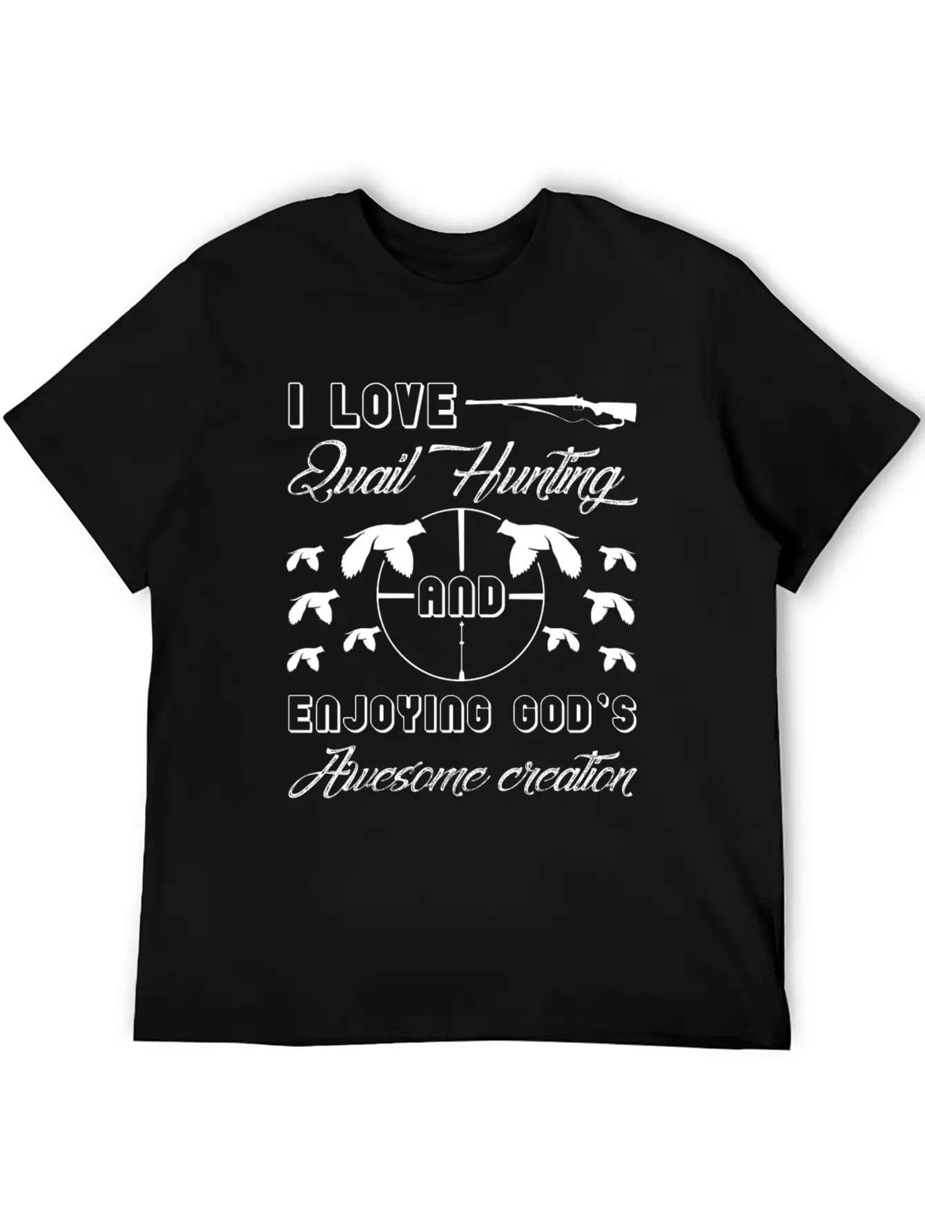 I Love Quail Hunting Shirt Unisex Casual T-Shirt – Clean Design For Daily Comfort