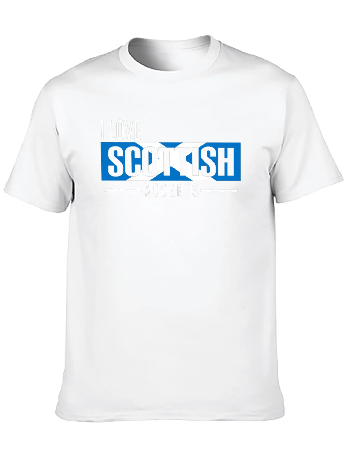 I Love Scottish Accents Mother Language Unisex Casual T-Shirt – Clean Design For Daily Comfort
