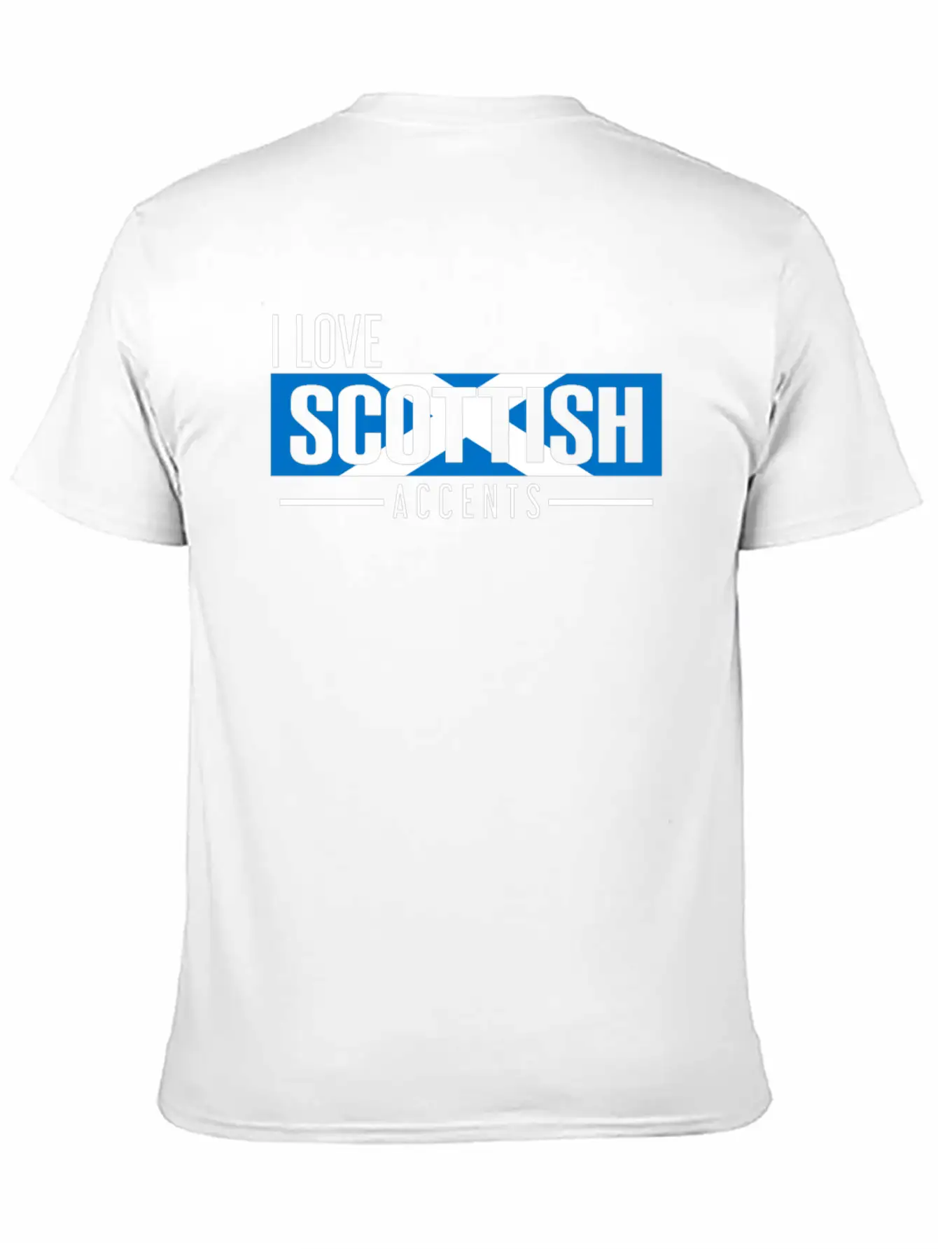 I Love Scottish Accents Mother Language Unisex Casual T-Shirt – Clean Design For Daily Comfort
