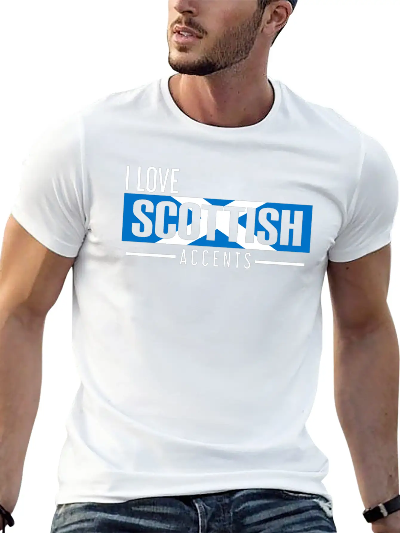 I Love Scottish Accents Mother Language Unisex Casual T-Shirt – Clean Design For Daily Comfort