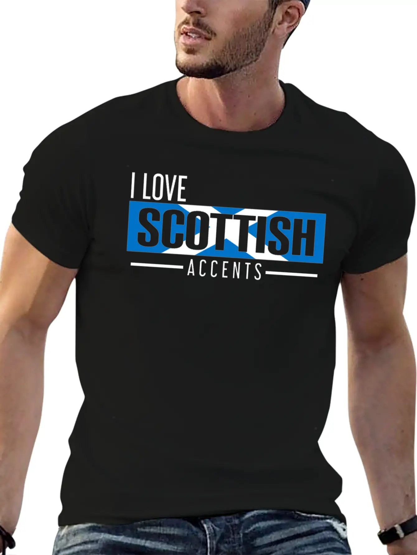 I Love Scottish Accents Mother Language Unisex Casual T-Shirt – Clean Design For Daily Comfort