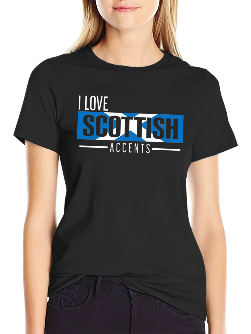 I Love Scottish Accents Mother Language Unisex Casual T-Shirt – Clean Design For Daily Comfort