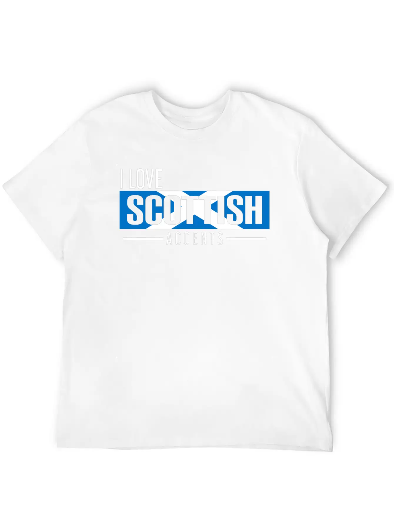 I Love Scottish Accents Mother Language Unisex Casual T-Shirt – Clean Design For Daily Comfort