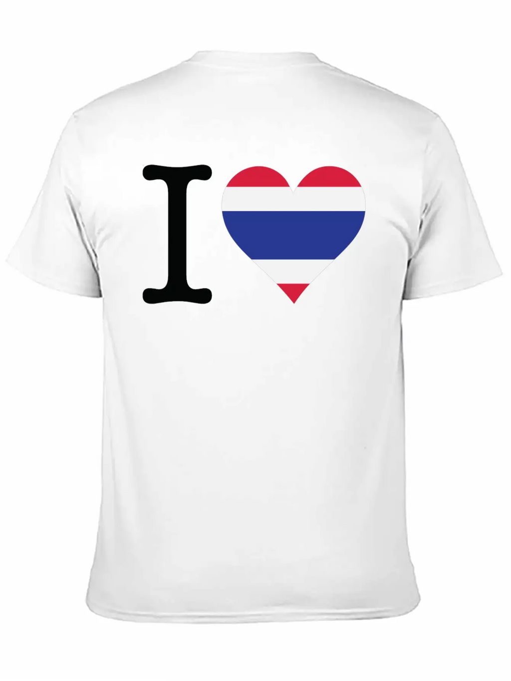 I Love Thailand Casual Graphic T-Shirt – Simple And Comfortable Daily Wear