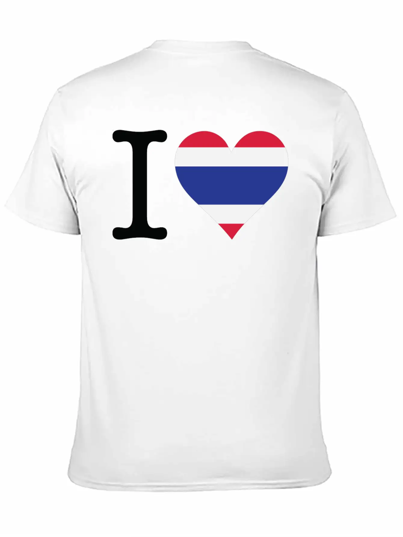 I Love Thailand Casual Graphic T-Shirt – Simple And Comfortable Daily Wear