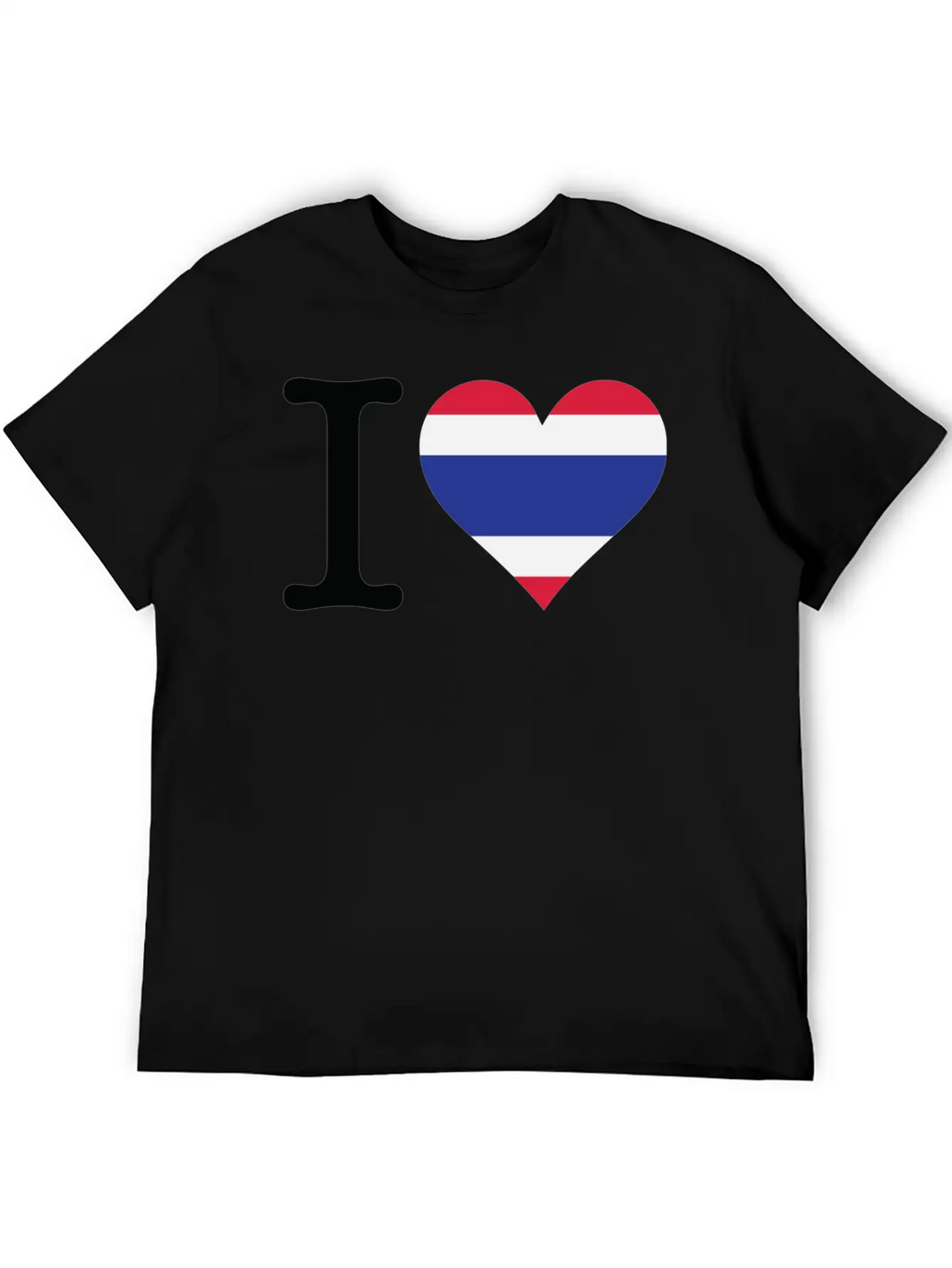 I Love Thailand Casual Graphic T-Shirt – Simple And Comfortable Daily Wear