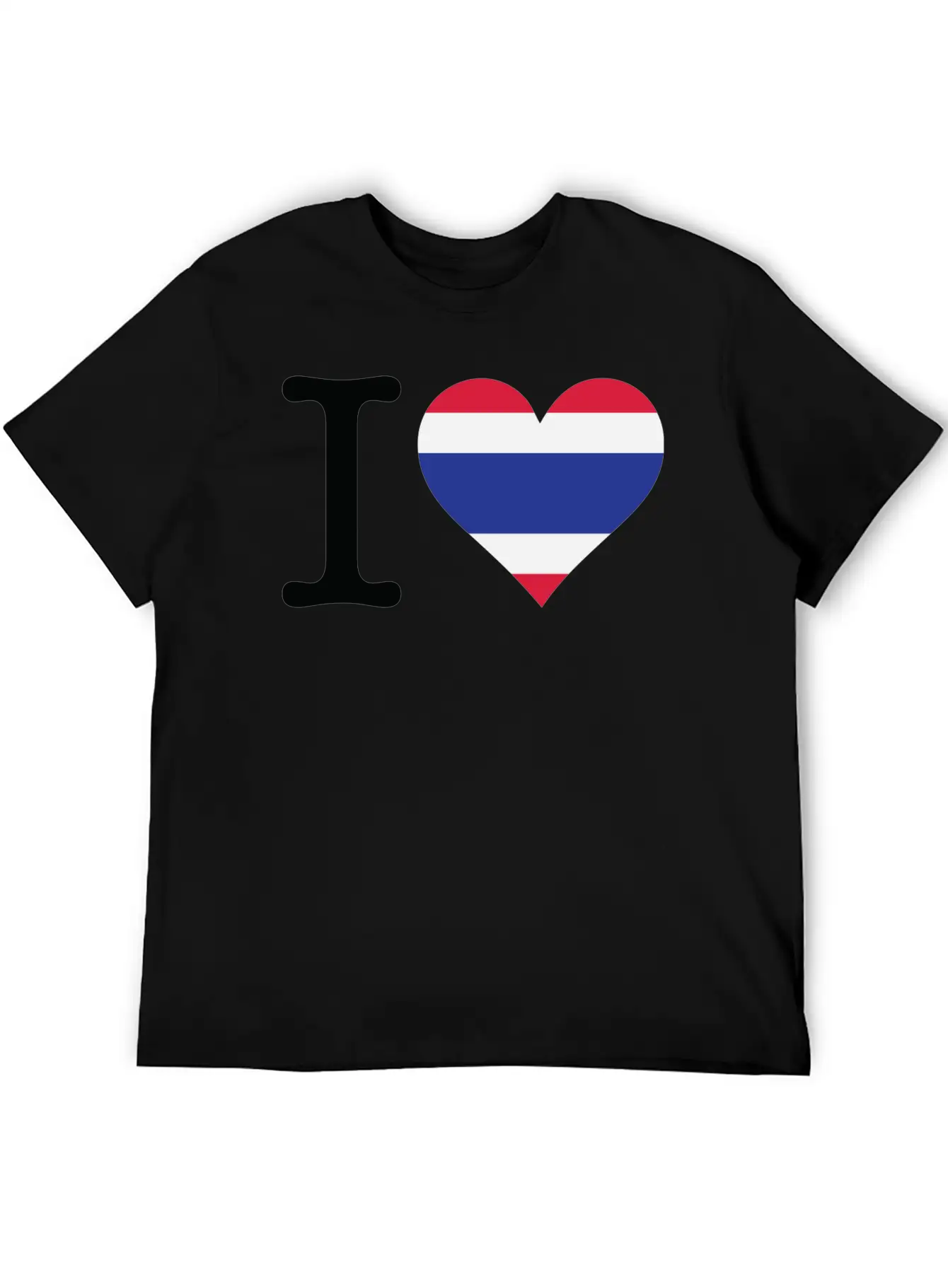 I Love Thailand Casual Graphic T-Shirt – Simple And Comfortable Daily Wear