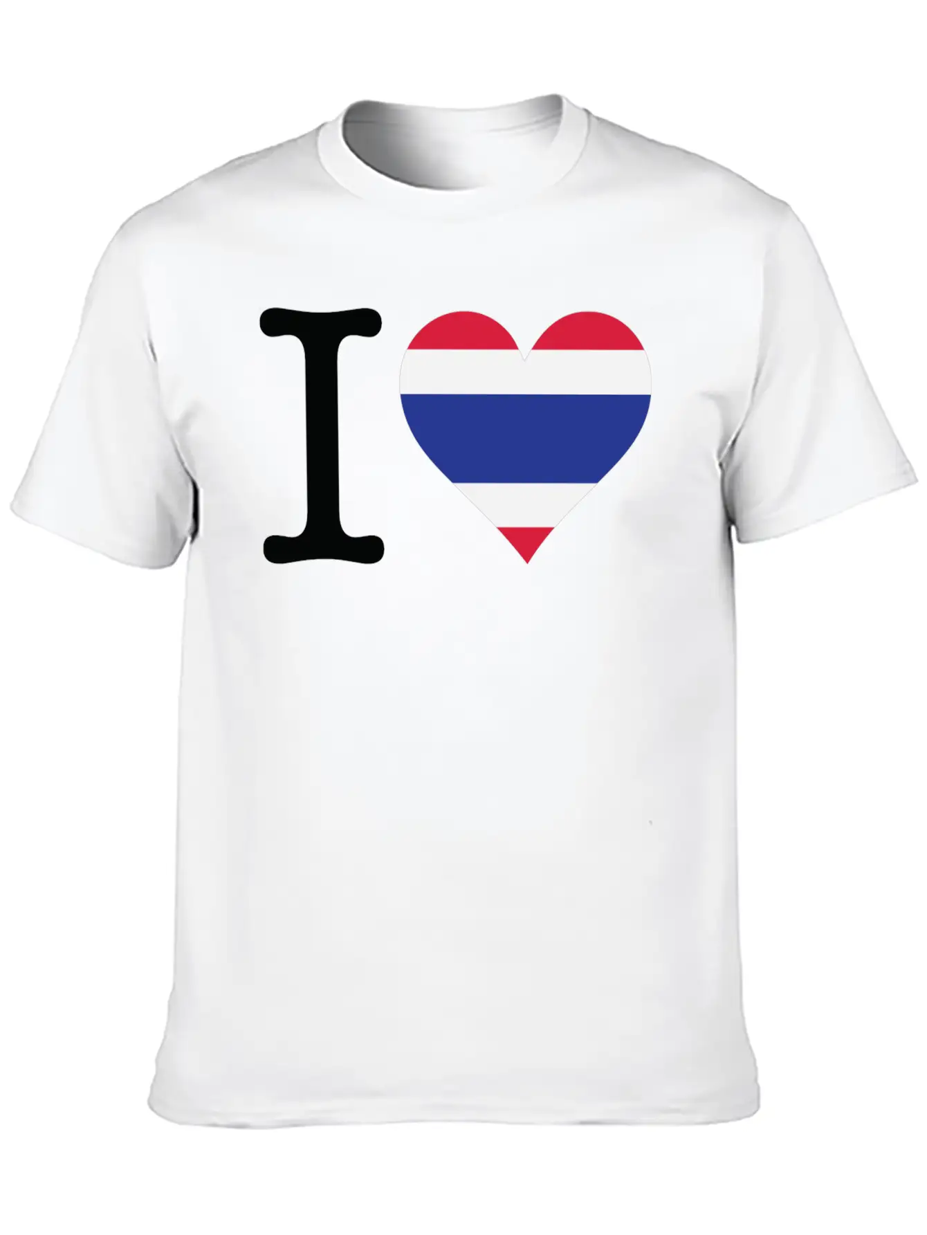 I Love Thailand Casual Graphic T-Shirt – Simple And Comfortable Daily Wear