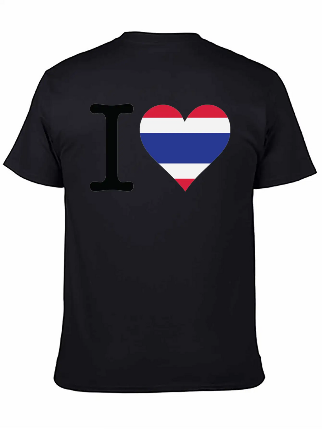 I Love Thailand Casual Graphic T-Shirt – Simple And Comfortable Daily Wear