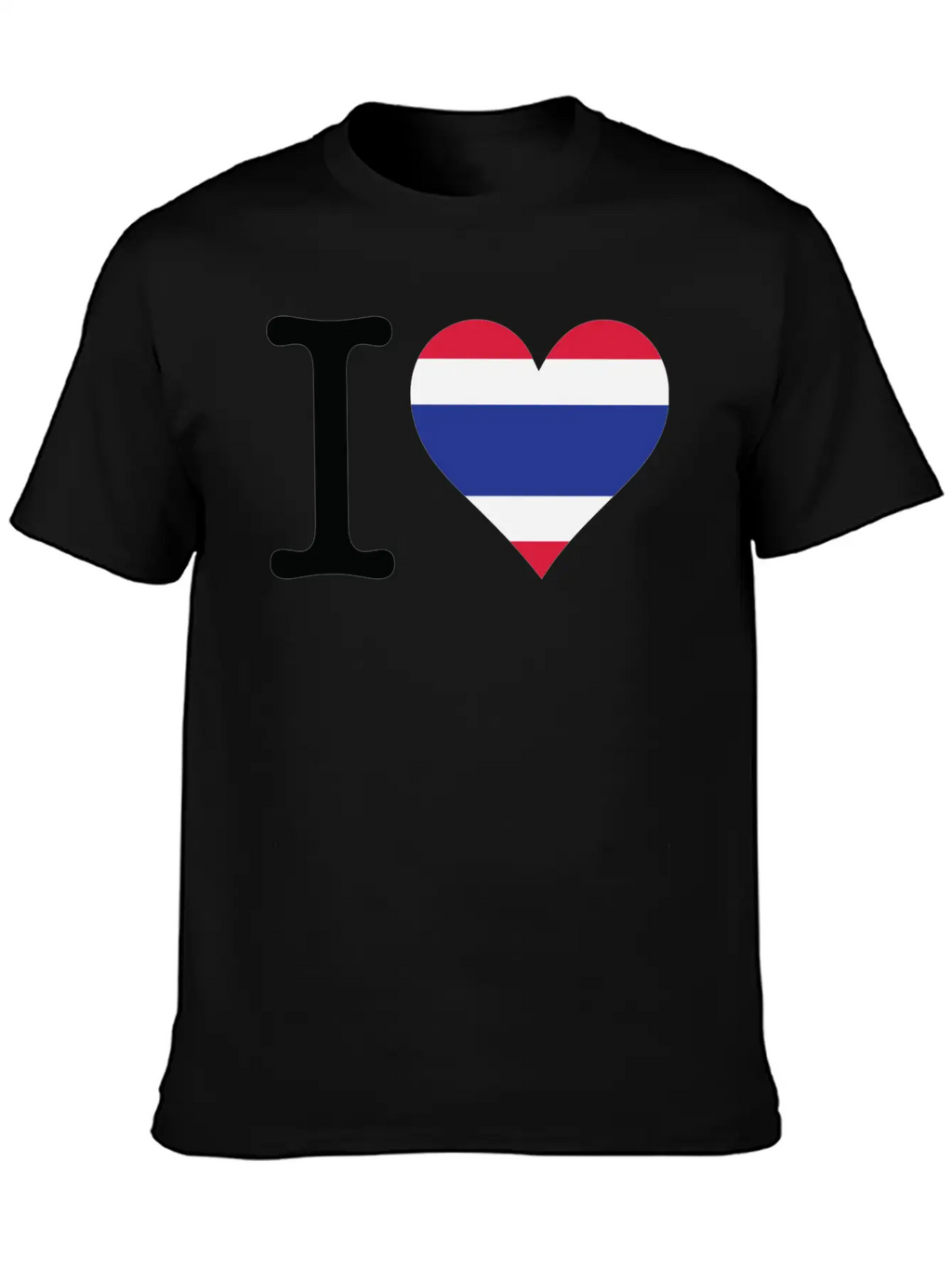 I Love Thailand Casual Graphic T-Shirt – Simple And Comfortable Daily Wear