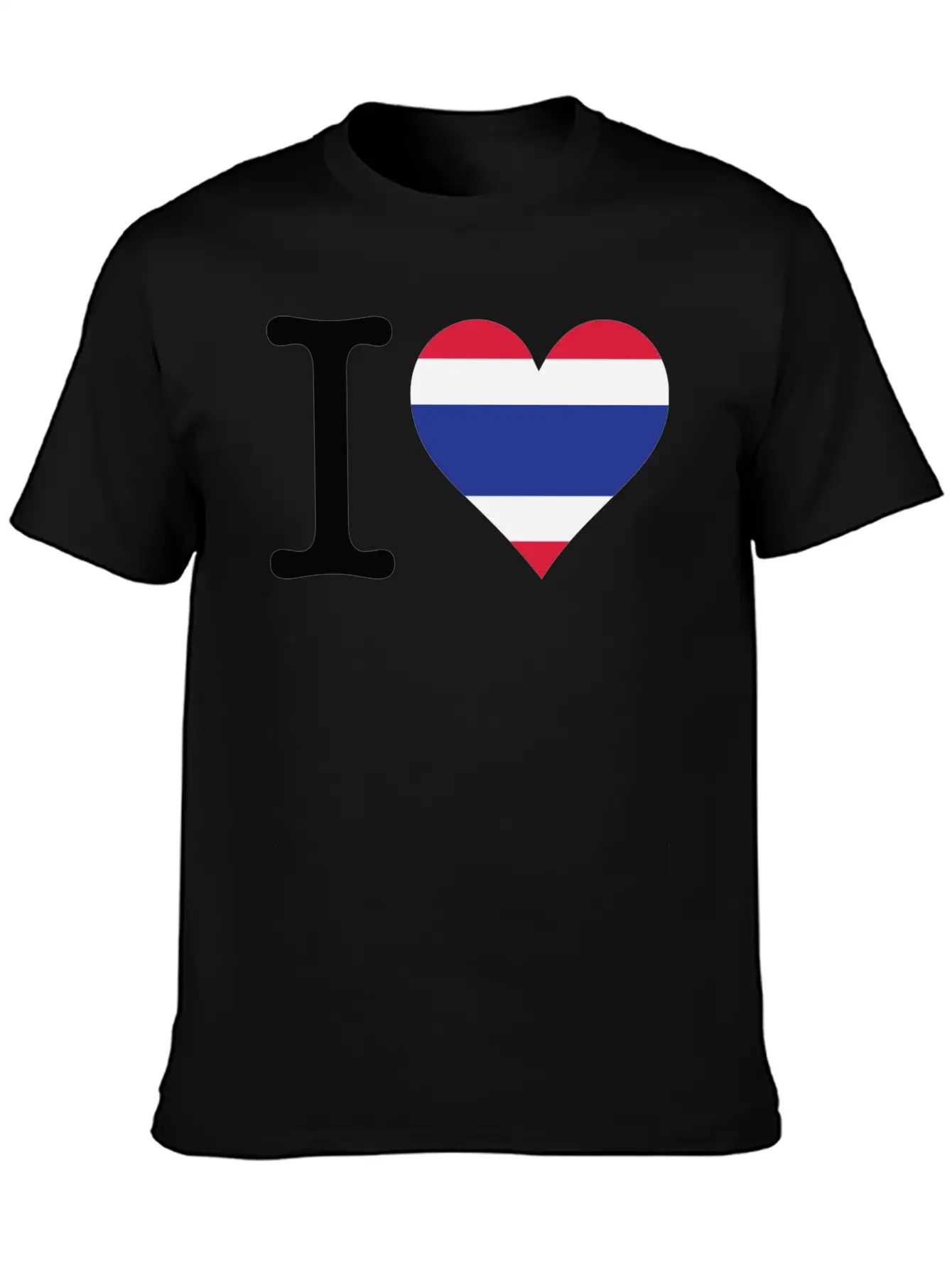I Love Thailand Casual Graphic T-Shirt – Simple And Comfortable Daily Wear