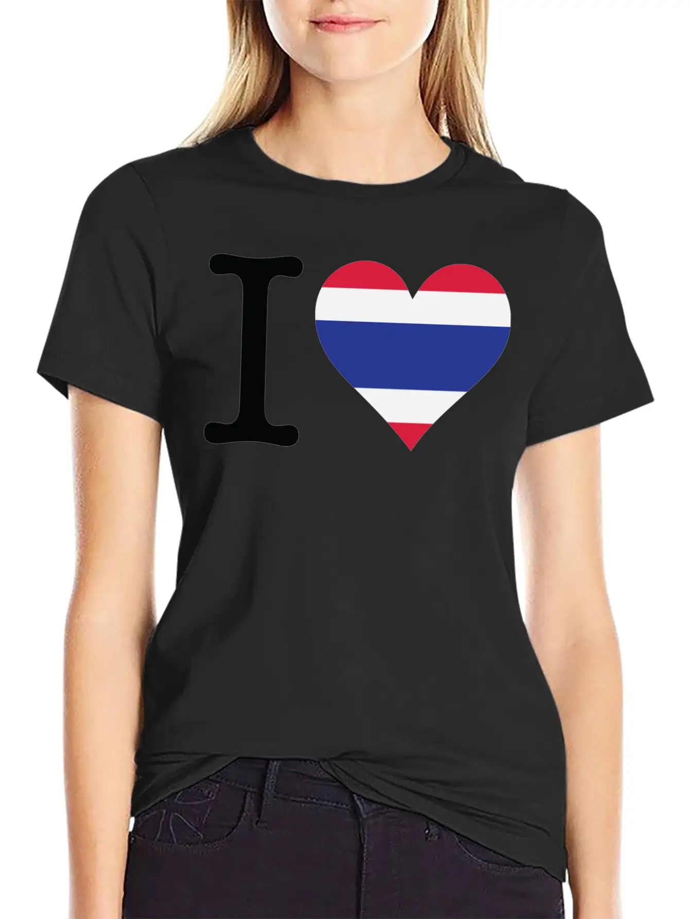 I Love Thailand Casual Graphic T-Shirt – Simple And Comfortable Daily Wear