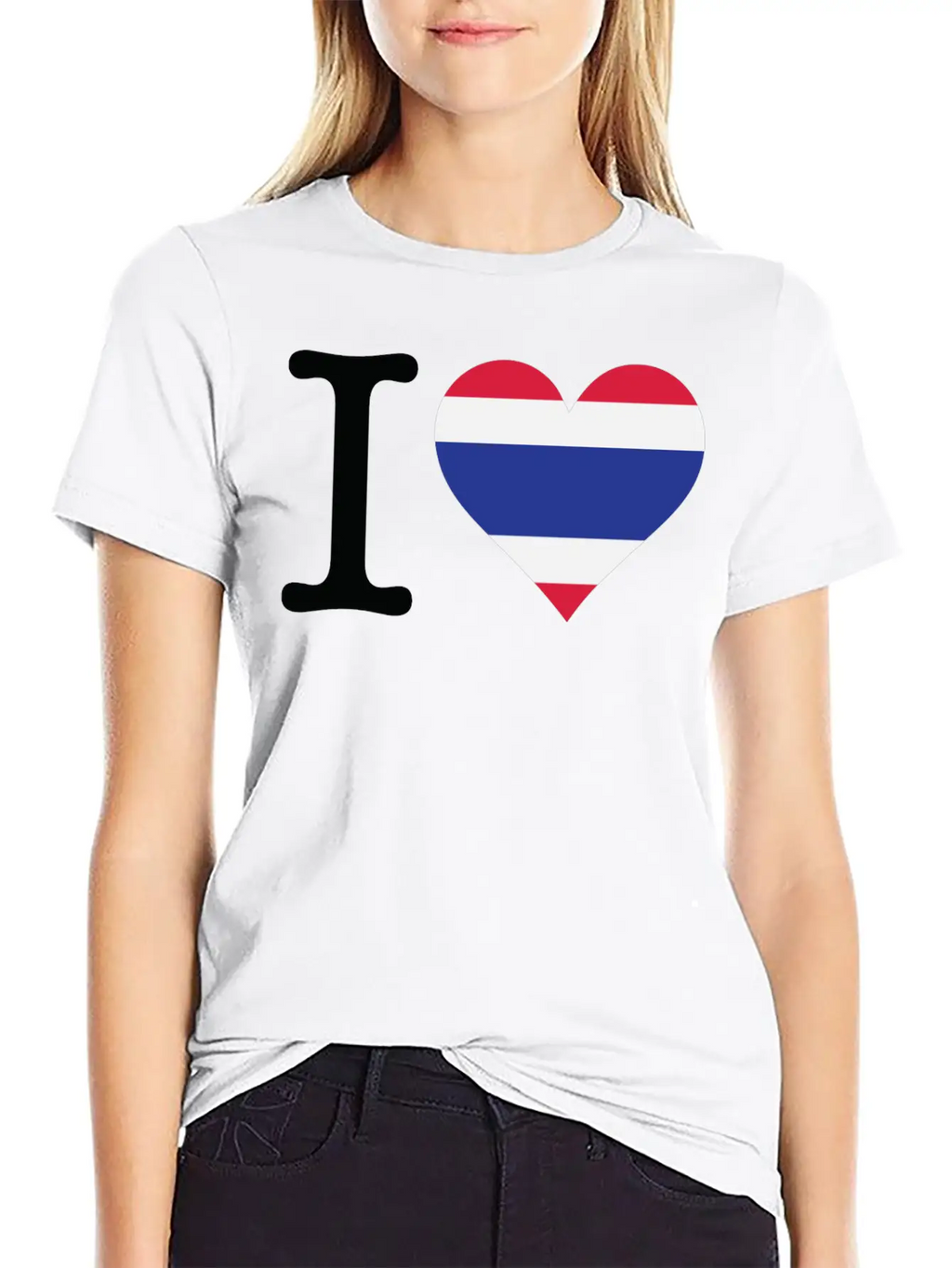 I Love Thailand Casual Graphic T-Shirt – Simple And Comfortable Daily Wear