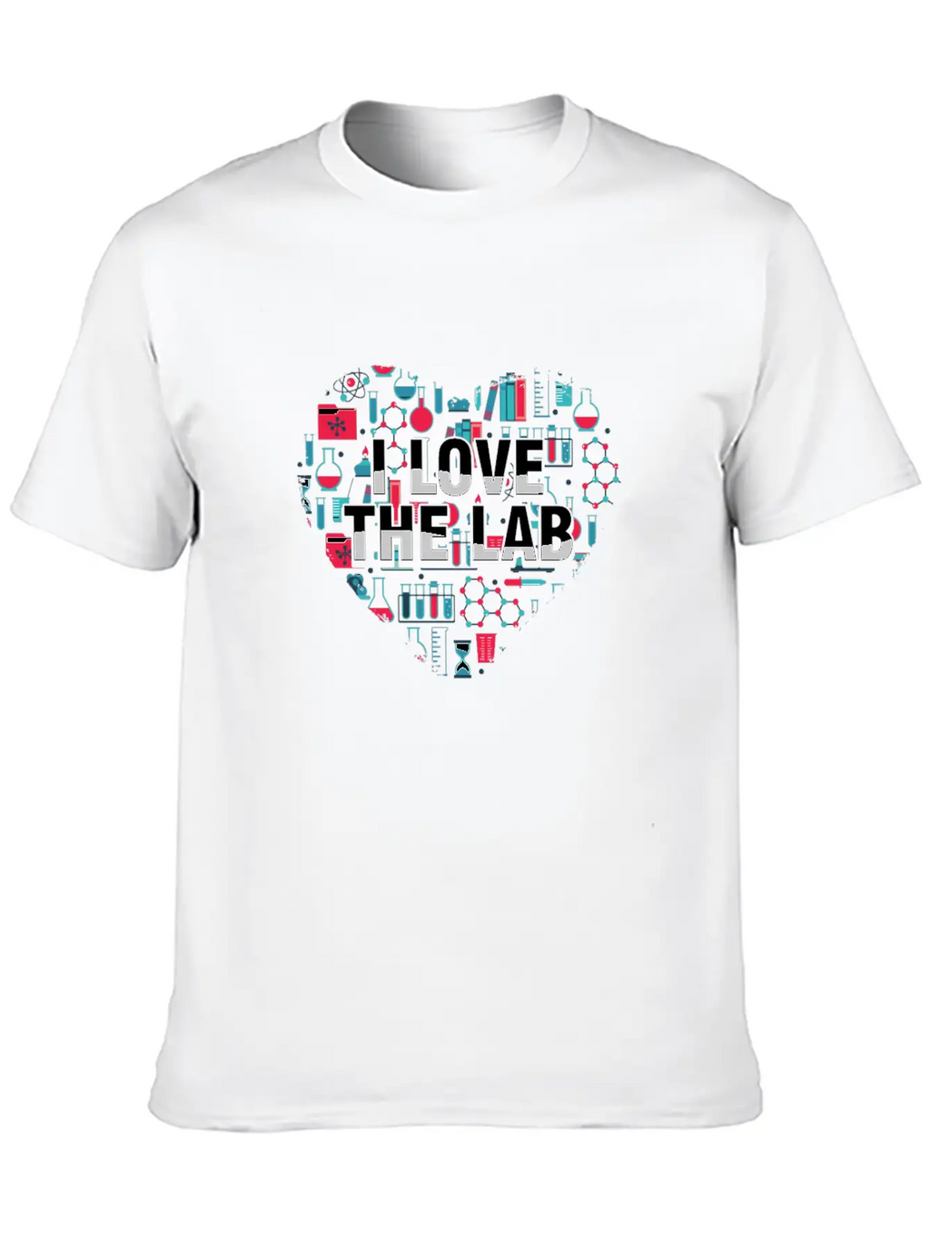 I Love The Lab Laboratory Technician Medicine Essential Cotton Tee For Daily Outfits – Unisex Style
