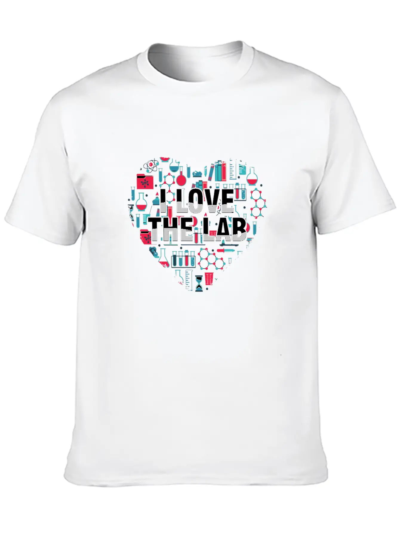 I Love The Lab Laboratory Technician Medicine Essential Cotton Tee For Daily Outfits – Unisex Style