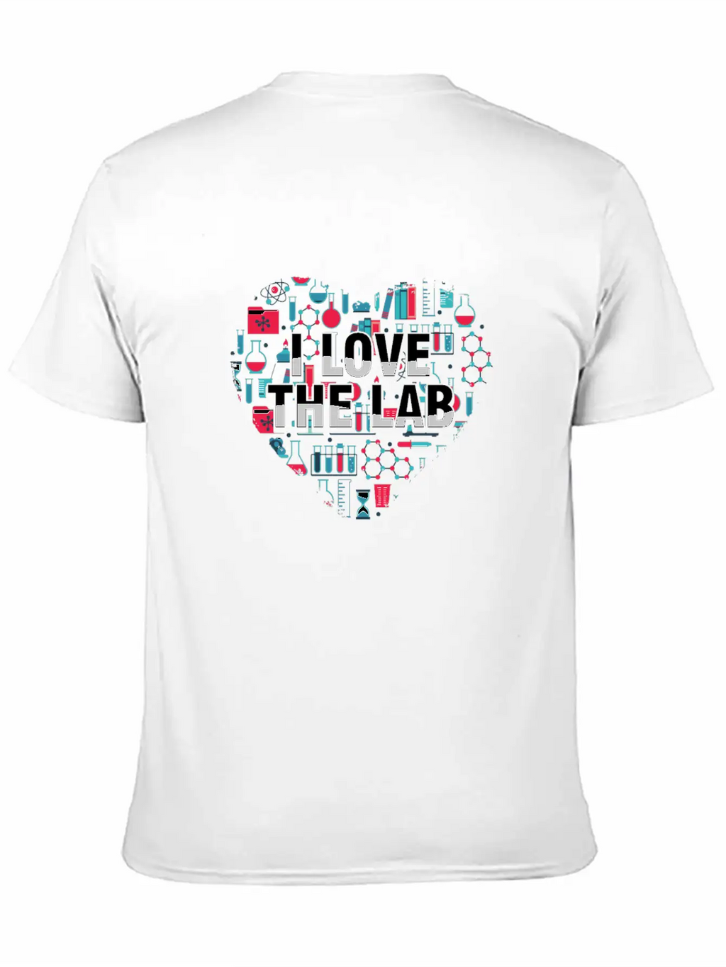 I Love The Lab Laboratory Technician Medicine Essential Cotton Tee For Daily Outfits – Unisex Style