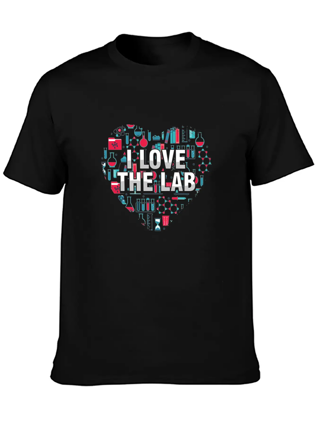 I Love The Lab Laboratory Technician Medicine Essential Cotton Tee For Daily Outfits – Unisex Style
