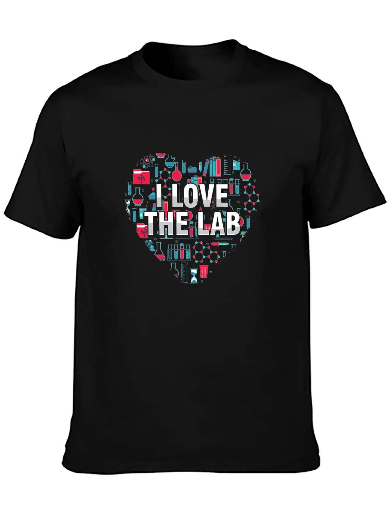 I Love The Lab Laboratory Technician Medicine Essential Cotton Tee For Daily Outfits – Unisex Style