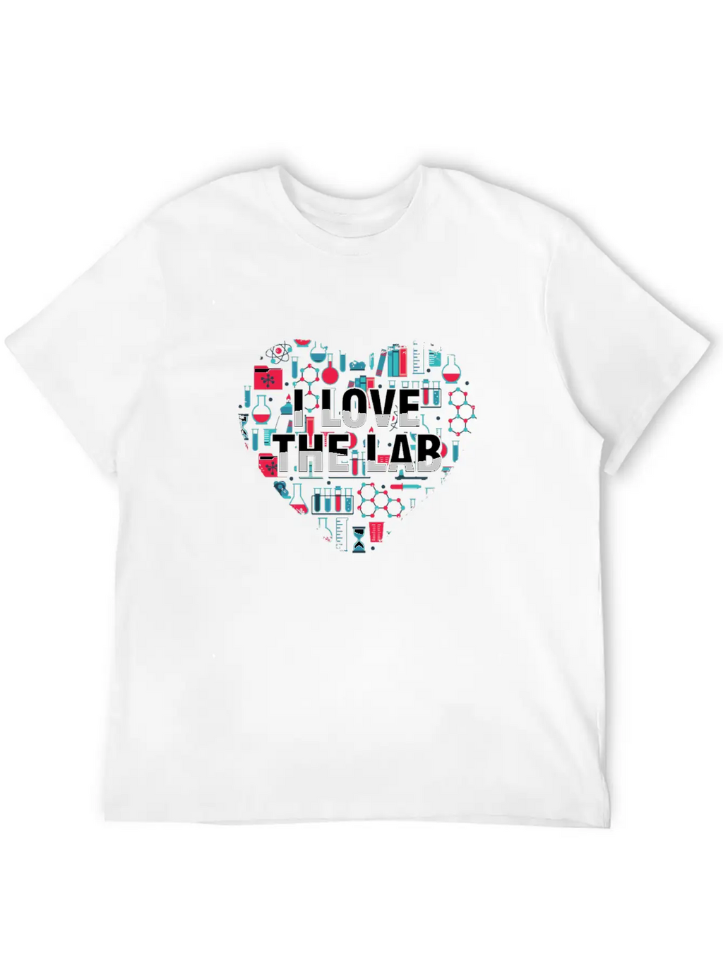 I Love The Lab Laboratory Technician Medicine Essential Cotton Tee For Daily Outfits – Unisex Style