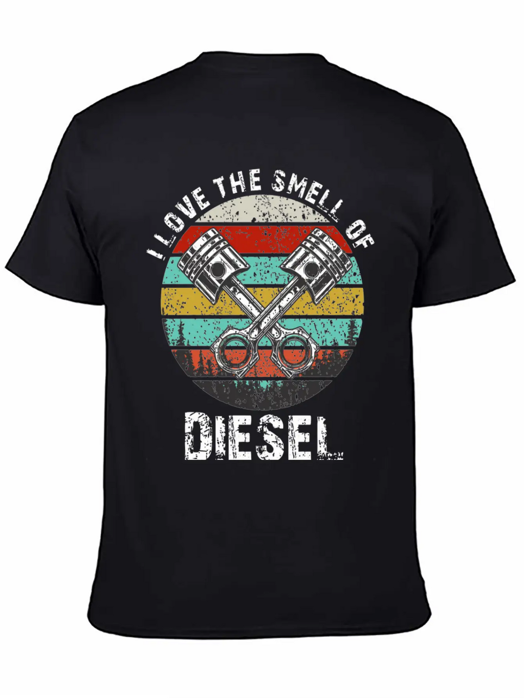 I Love The Smell Of Diesel Funny Truck Driver Gift Unisex Casual T-Shirt – Clean Design For Daily Comfort