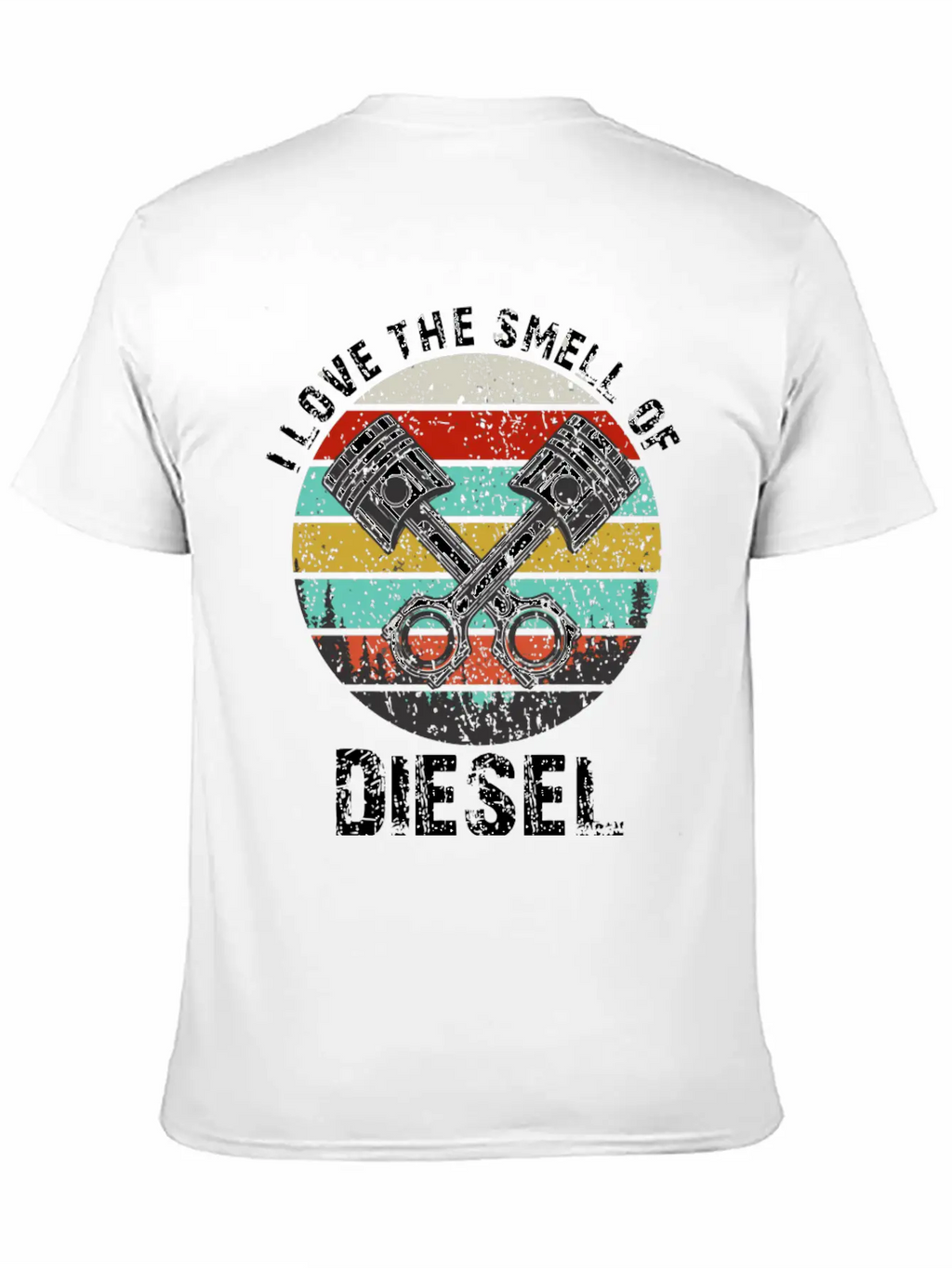 I Love The Smell Of Diesel Funny Truck Driver Gift Unisex Casual T-Shirt – Clean Design For Daily Comfort