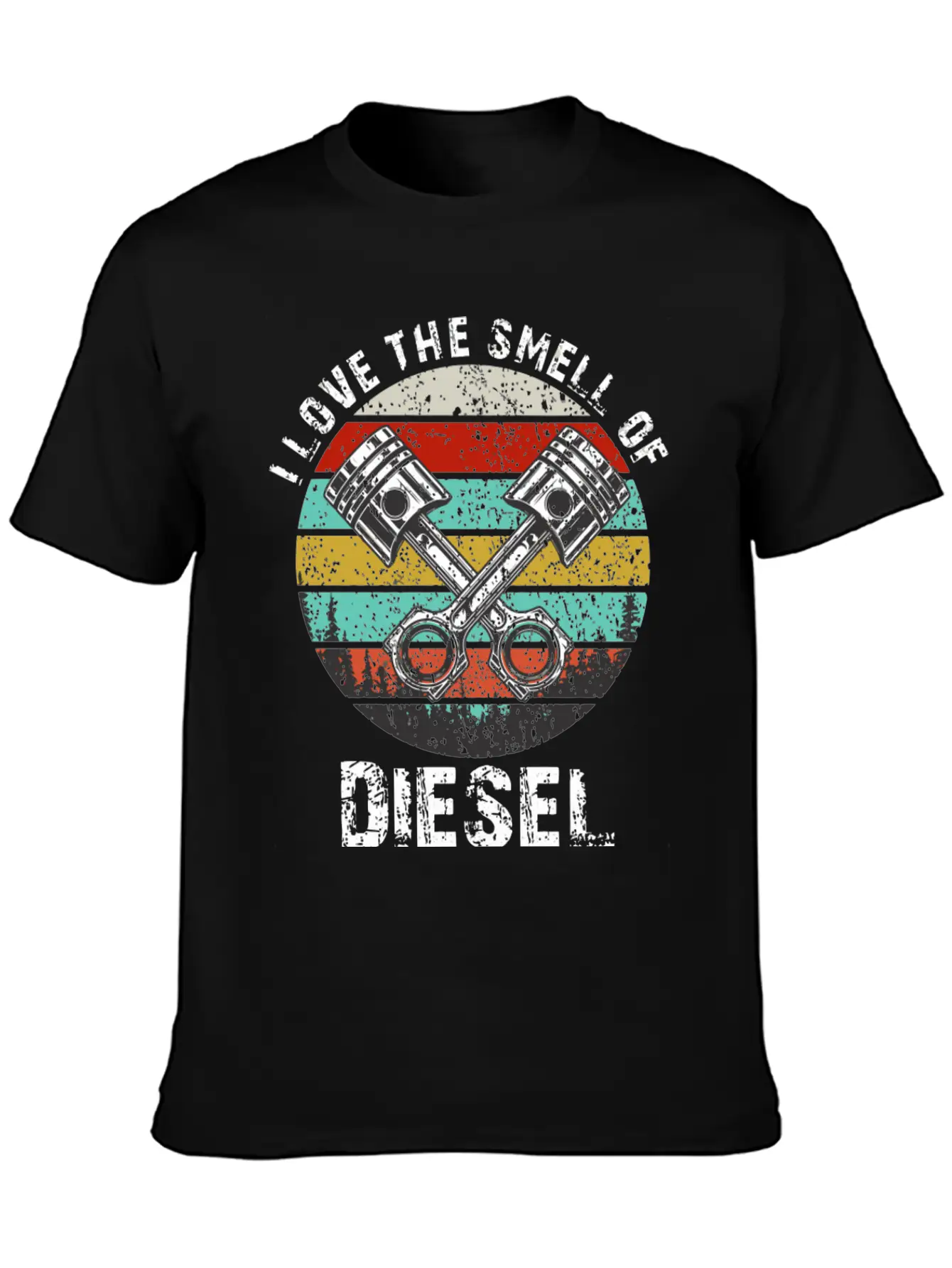 I Love The Smell Of Diesel Funny Truck Driver Gift Unisex Casual T-Shirt – Clean Design For Daily Comfort