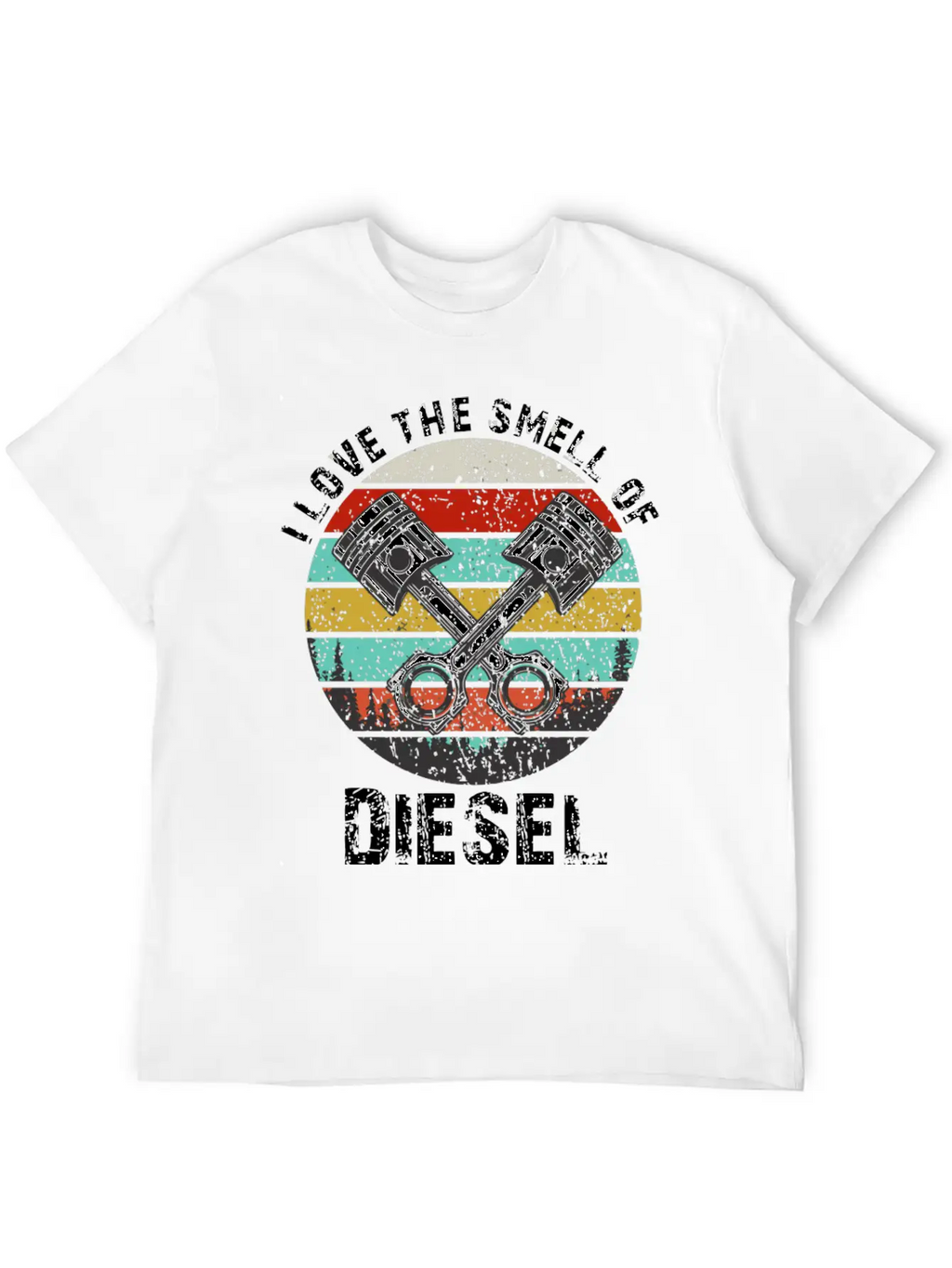 I Love The Smell Of Diesel Funny Truck Driver Gift Unisex Casual T-Shirt – Clean Design For Daily Comfort