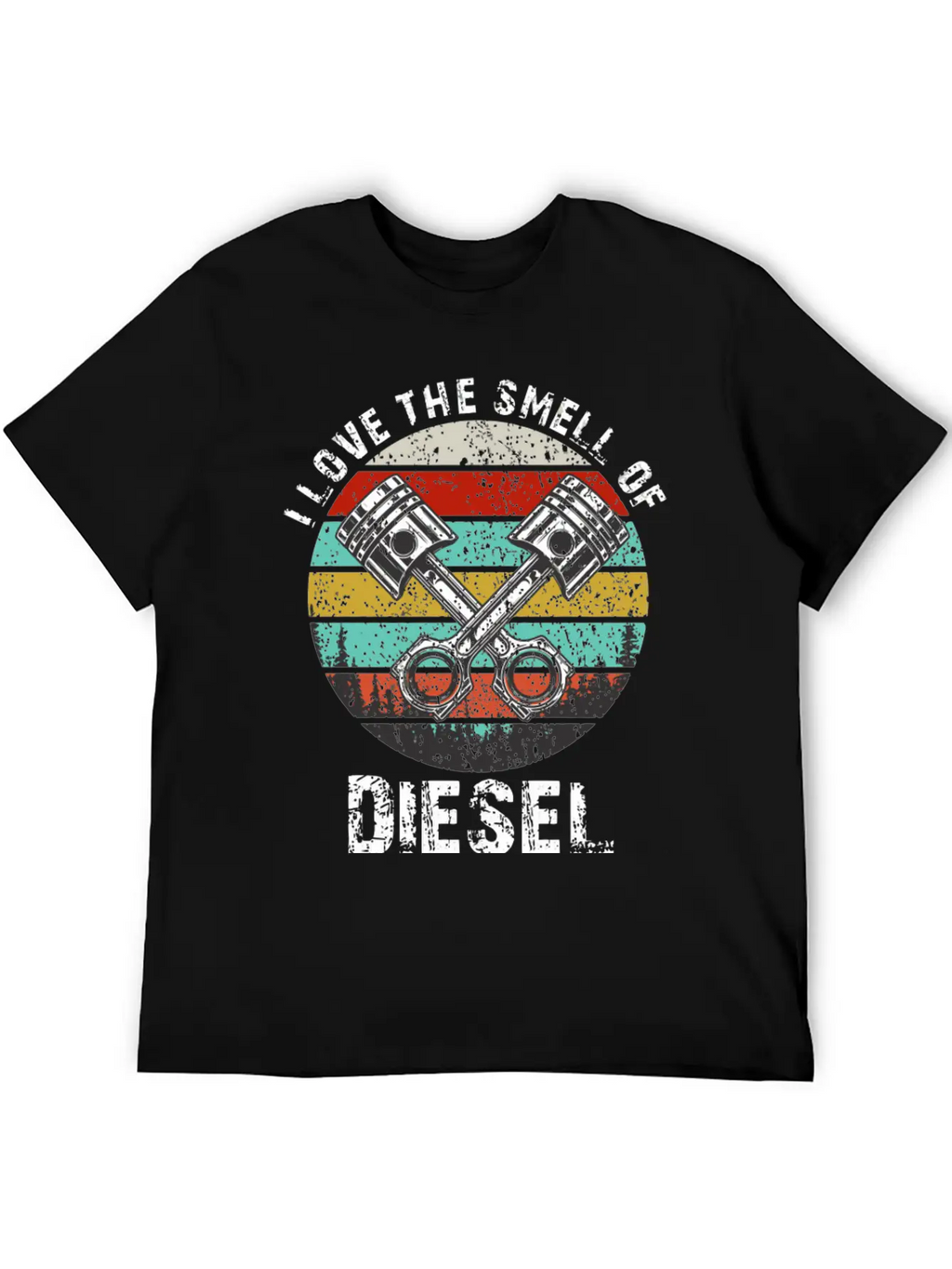 I Love The Smell Of Diesel Funny Truck Driver Gift Unisex Casual T-Shirt – Clean Design For Daily Comfort