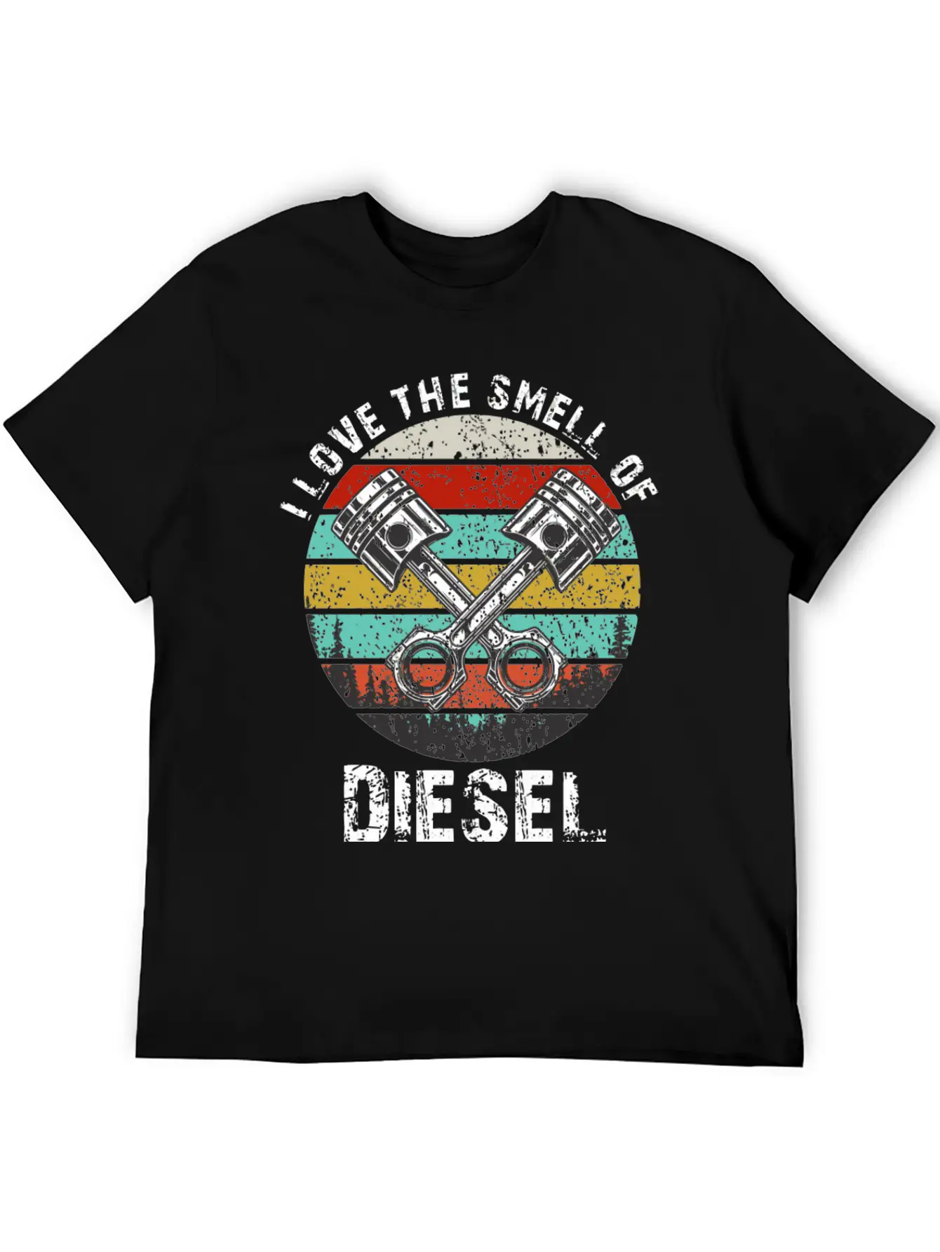 I Love The Smell Of Diesel Funny Truck Driver Gift Unisex Casual T-Shirt – Clean Design For Daily Comfort