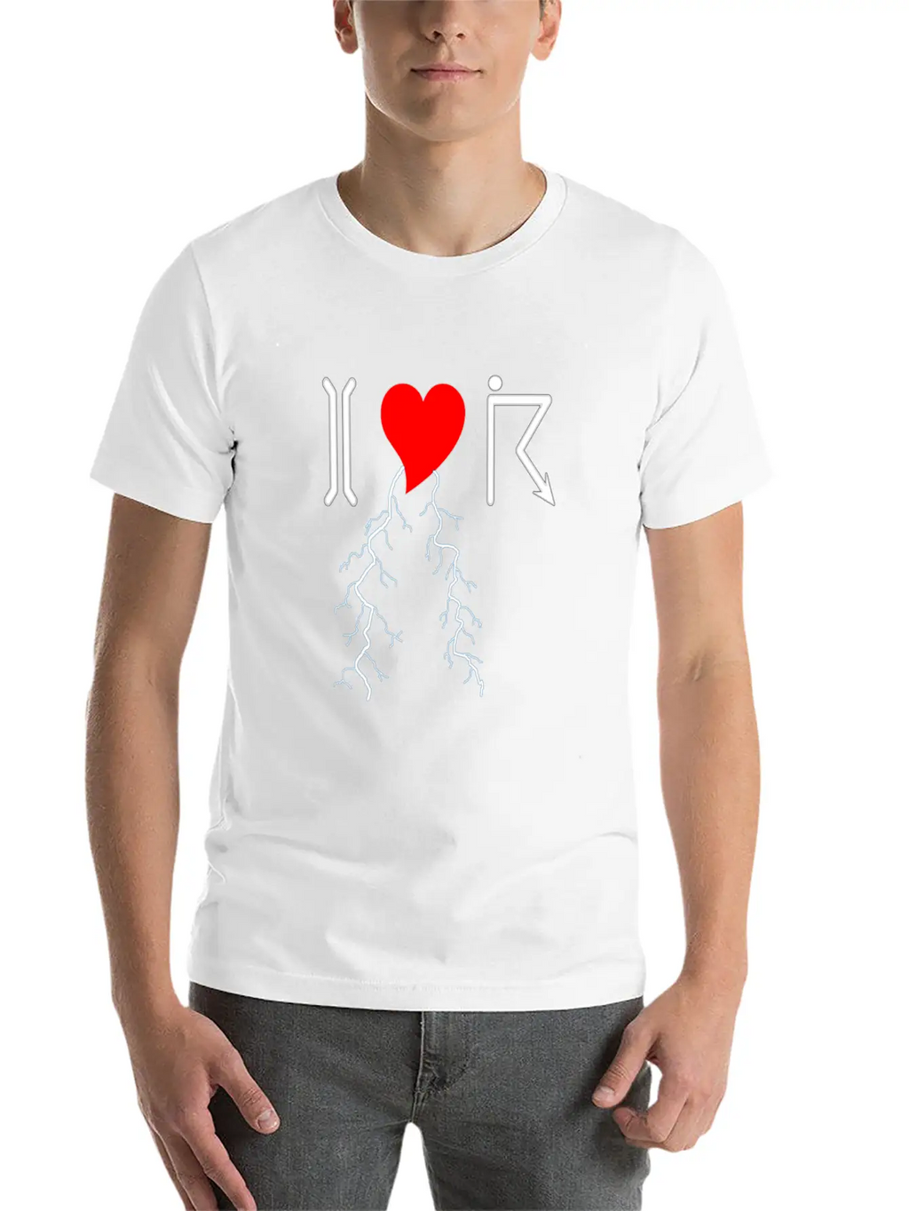 I Love Thunderstorms Unisex Short Sleeve Soft Cotton T-Shirt – Casual Everyday Wear