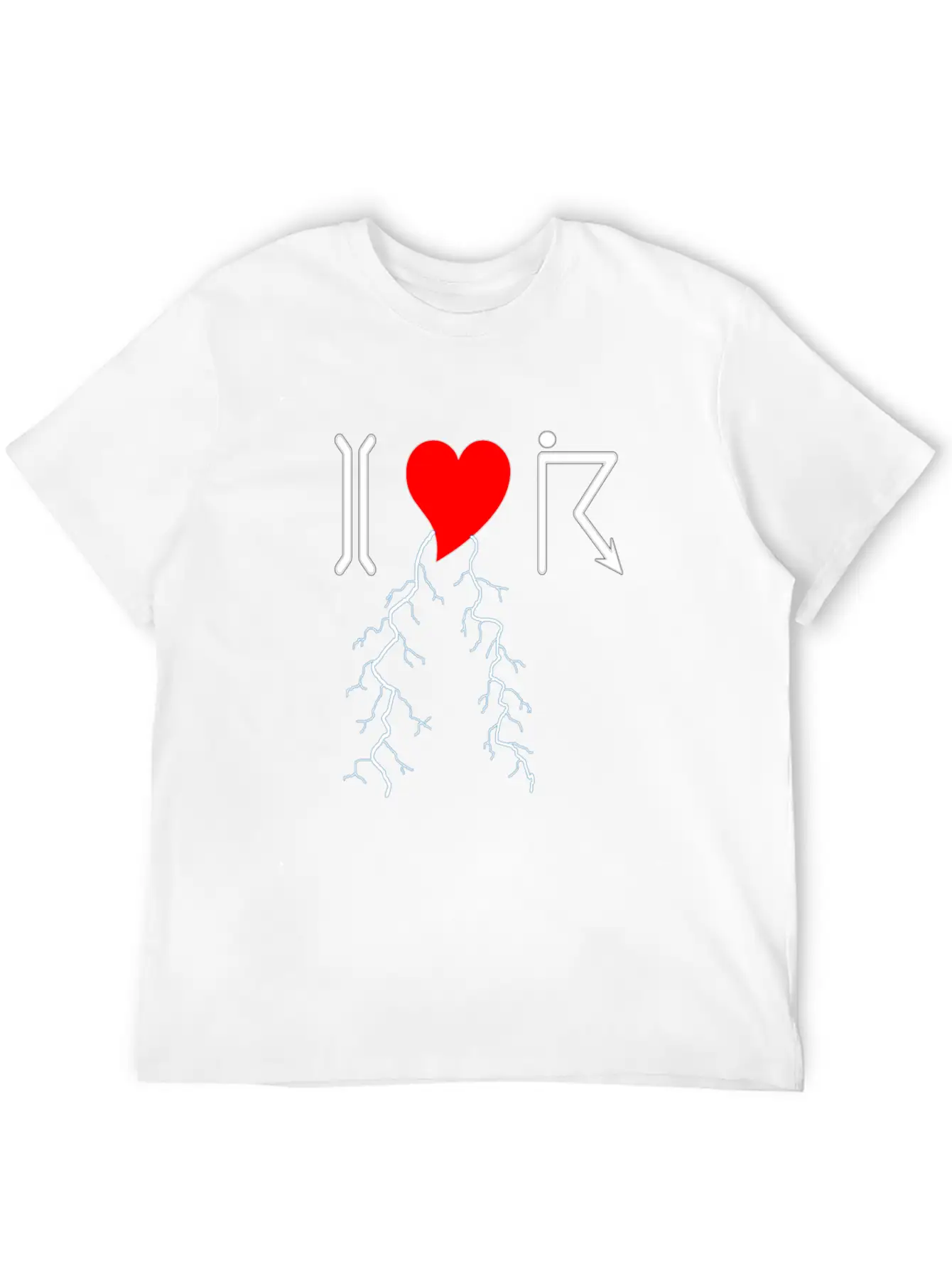 I Love Thunderstorms Unisex Short Sleeve Soft Cotton T-Shirt – Casual Everyday Wear