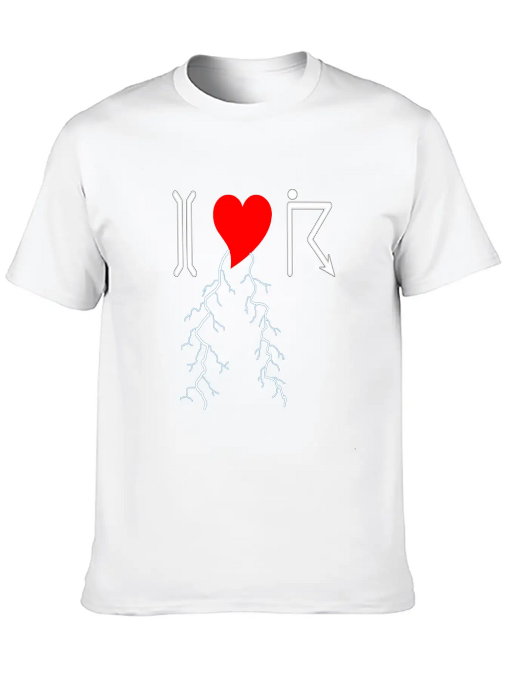 I Love Thunderstorms Unisex Short Sleeve Soft Cotton T-Shirt – Casual Everyday Wear